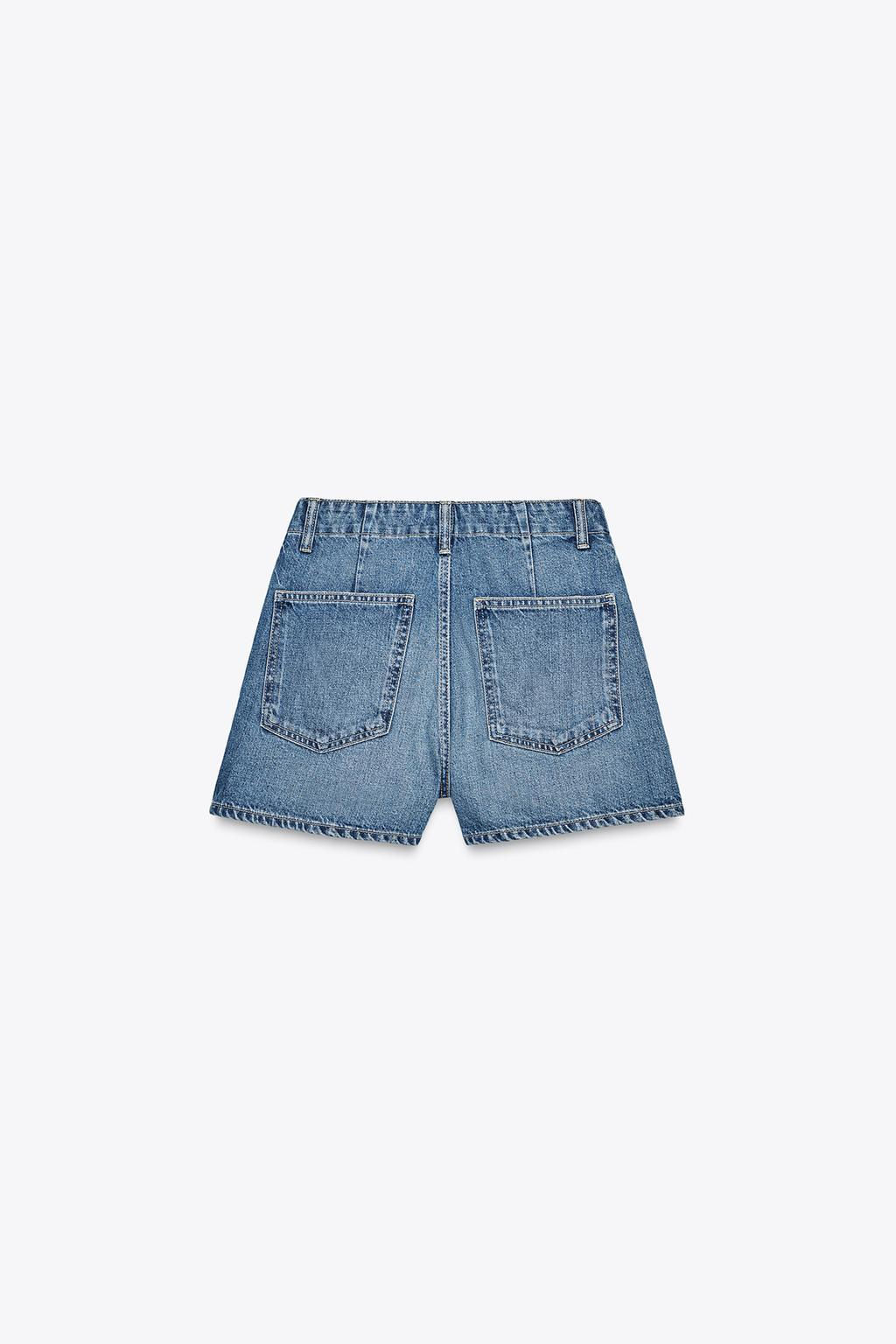 DENIM TRF SKORT - Zara фото 5
