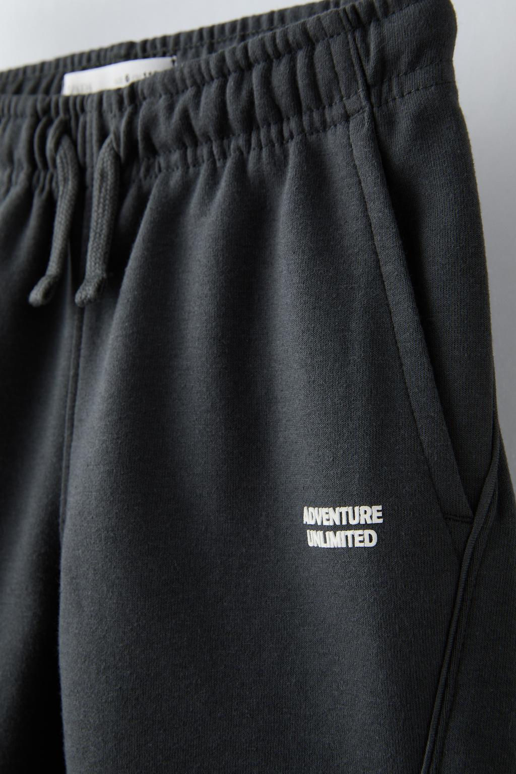 KABARTMALI SLOGANLI T-SHIRT VE BERMUDA SORT TAKIM - Zara фото 7