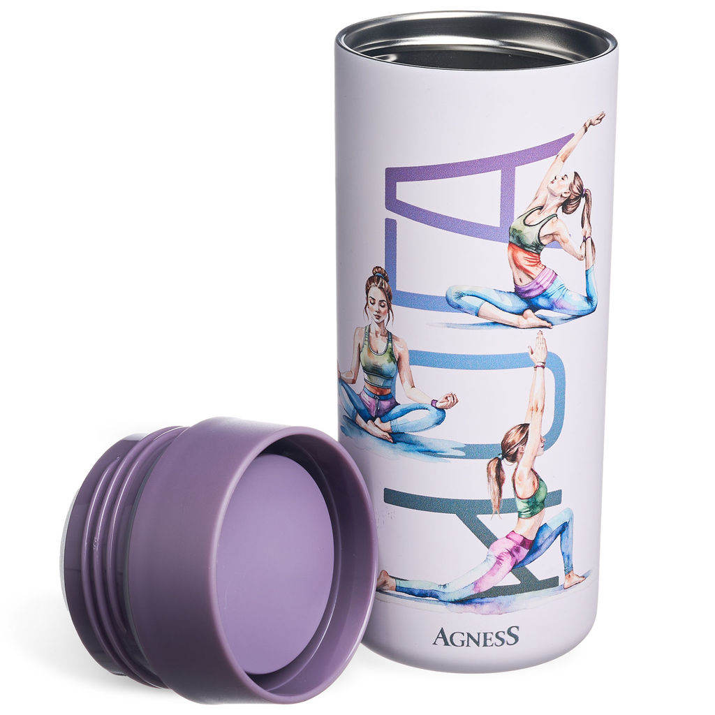 ТЕРМОКРУЖКА YOGA 350 МЛ - Agness фото 3