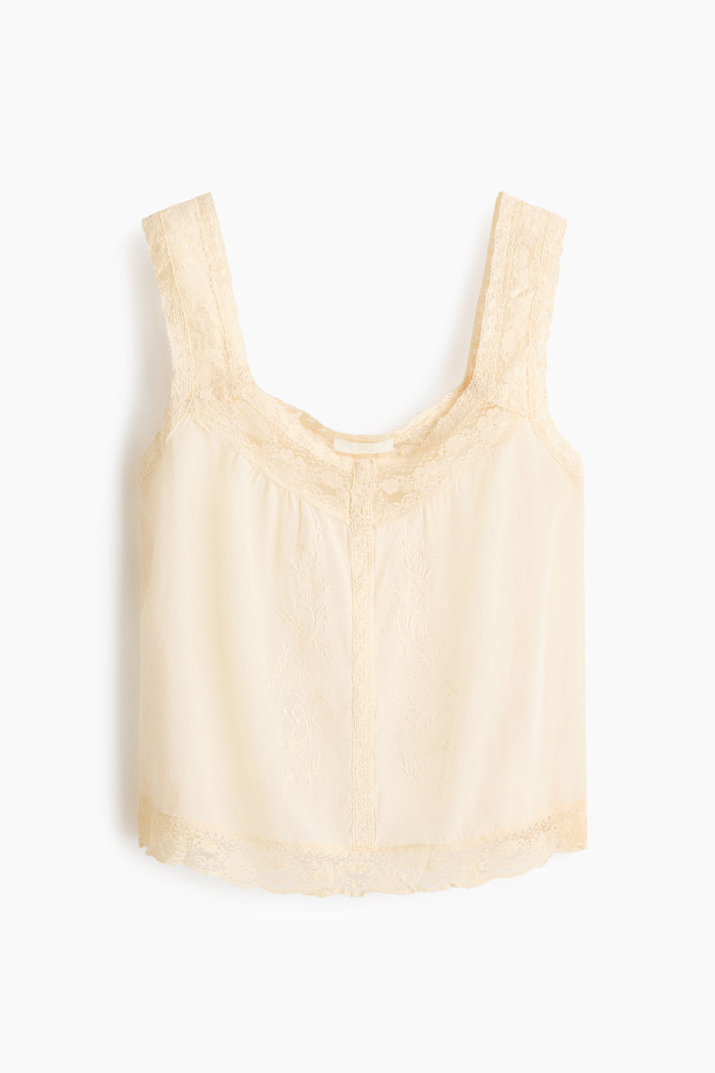 Top en mezcla de viscosa con detalles bordados - H&m фото 2
