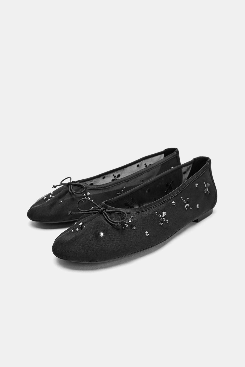 SHINY MESH BALLERINAS - Zara фото 4