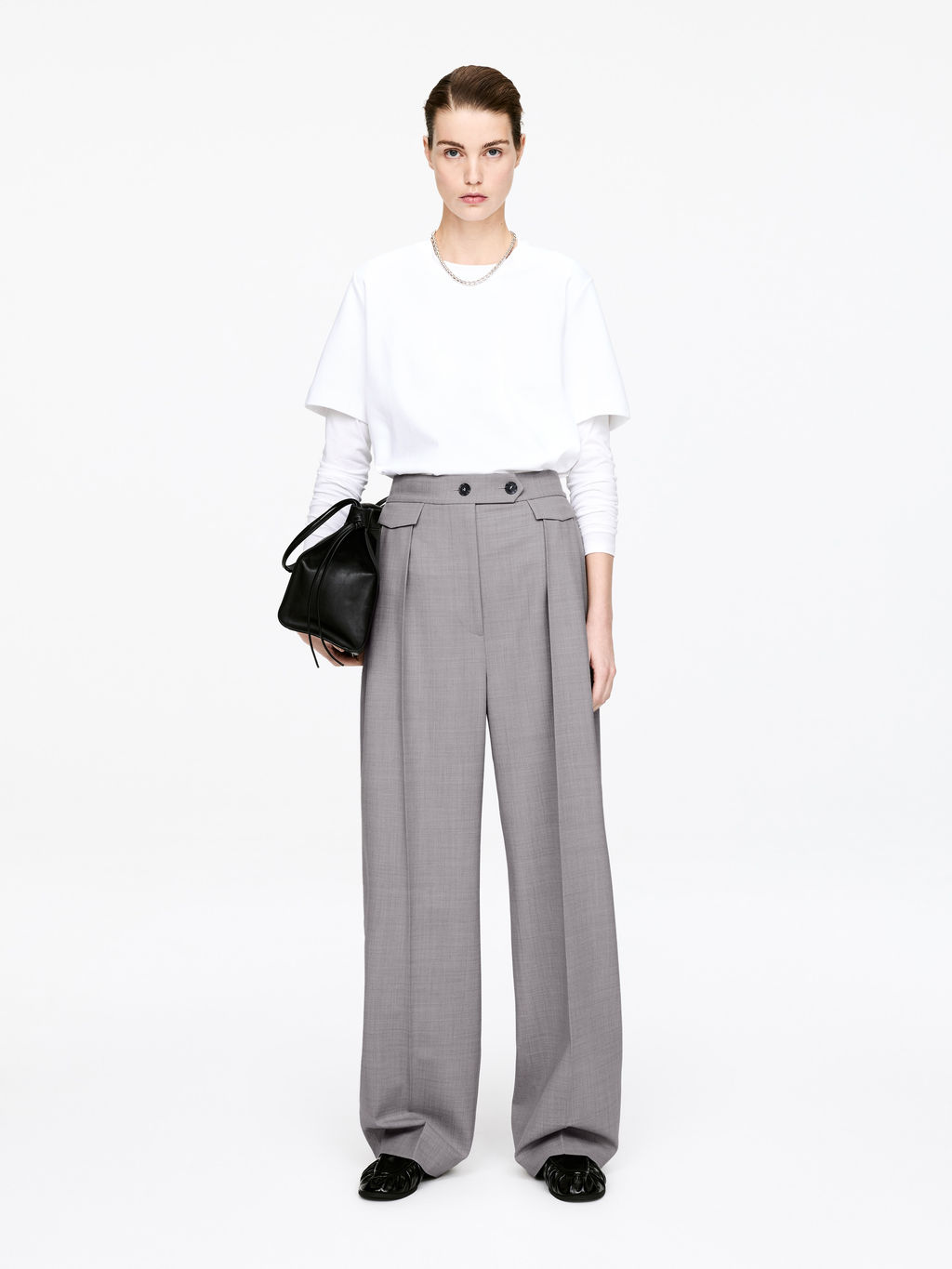 Pantalones sastre relaxed fit - H&m фото 2