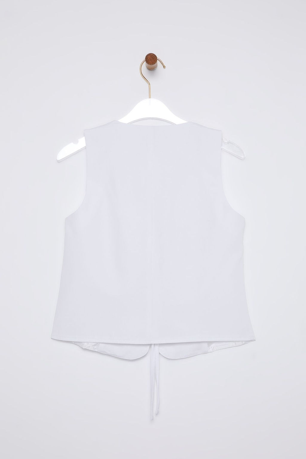 Ekru Ask?l? Onu Baglama Detayl? Bluz Dokuma Bluz TWOSS25BZ00053 - Trendyolmilla фото 8