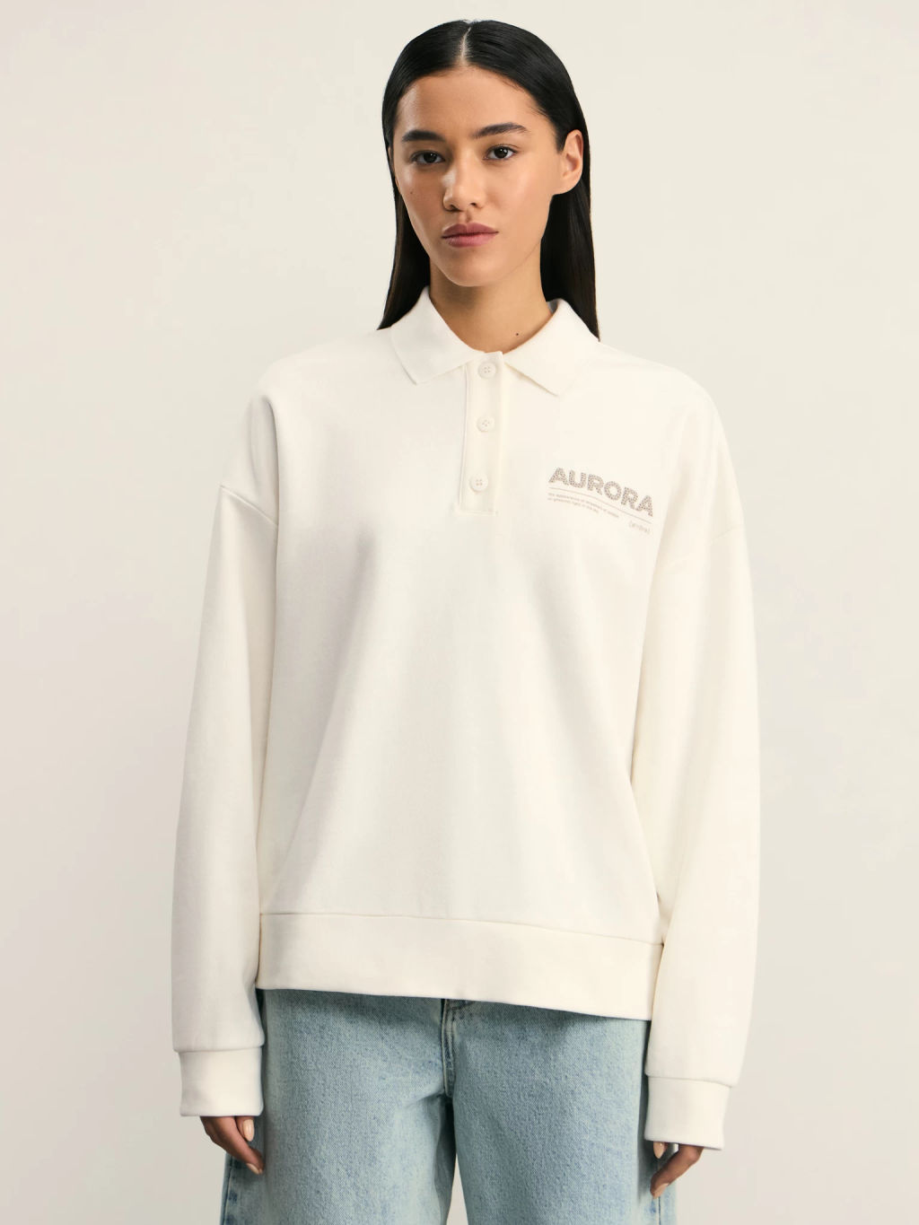 Толстовка поло из хлопка / Zarina  фото 3