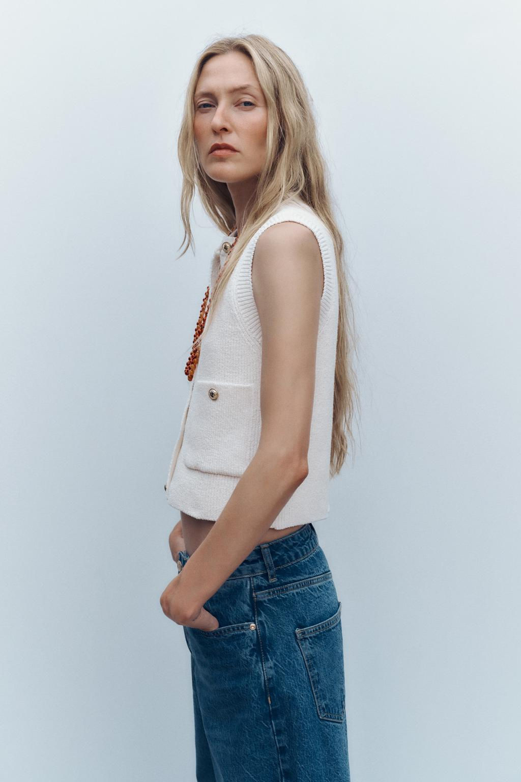 PLAIN KNIT TOP - Zara фото 10