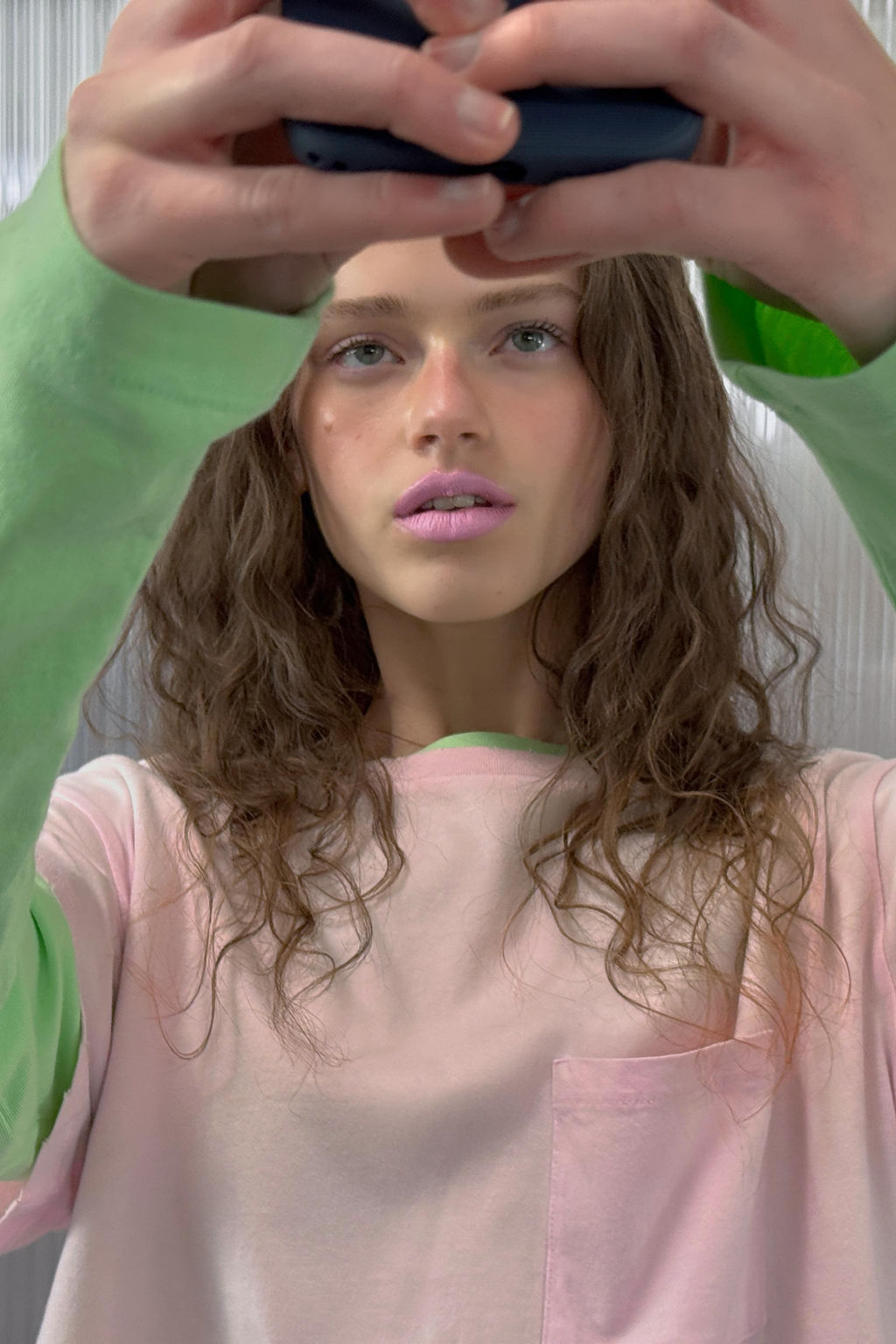 CAMISETA OVERSIZE BOLSILLO / Rosa - Zara фото 11