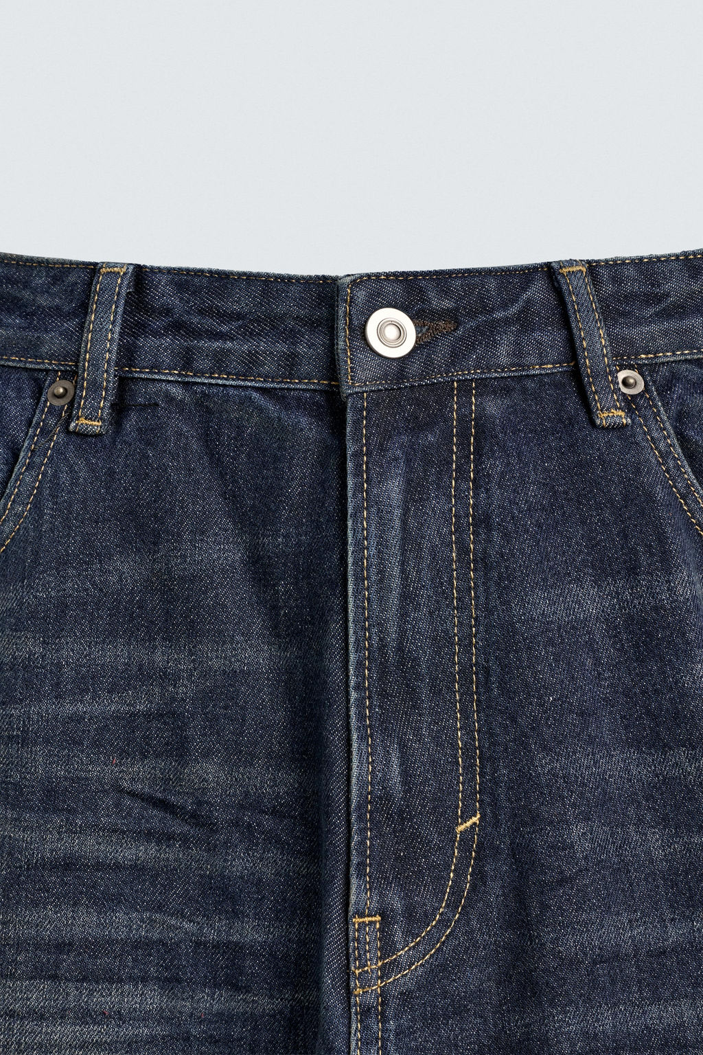 JEANS BAGGY WIDE FIT / Azul medio - Zara фото 3
