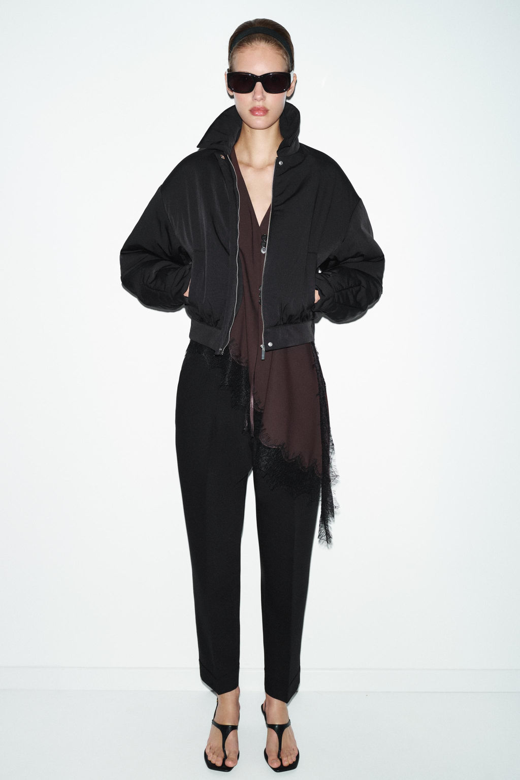 SHORT QUILTED JACKET - Zara фото 10