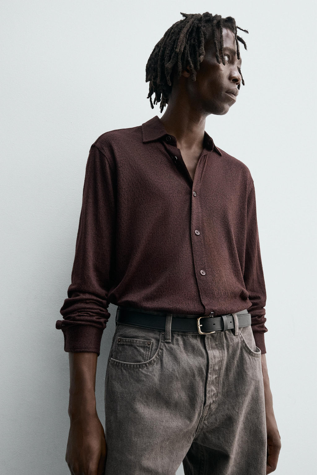 TEXTURED JACQUARD SHIRT - Zara фото 5