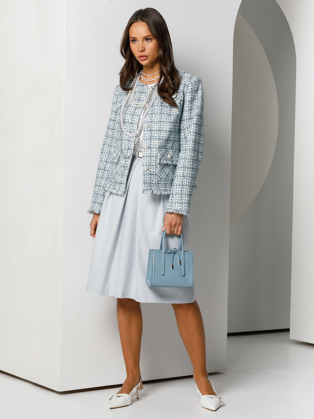 Жакет в клетку