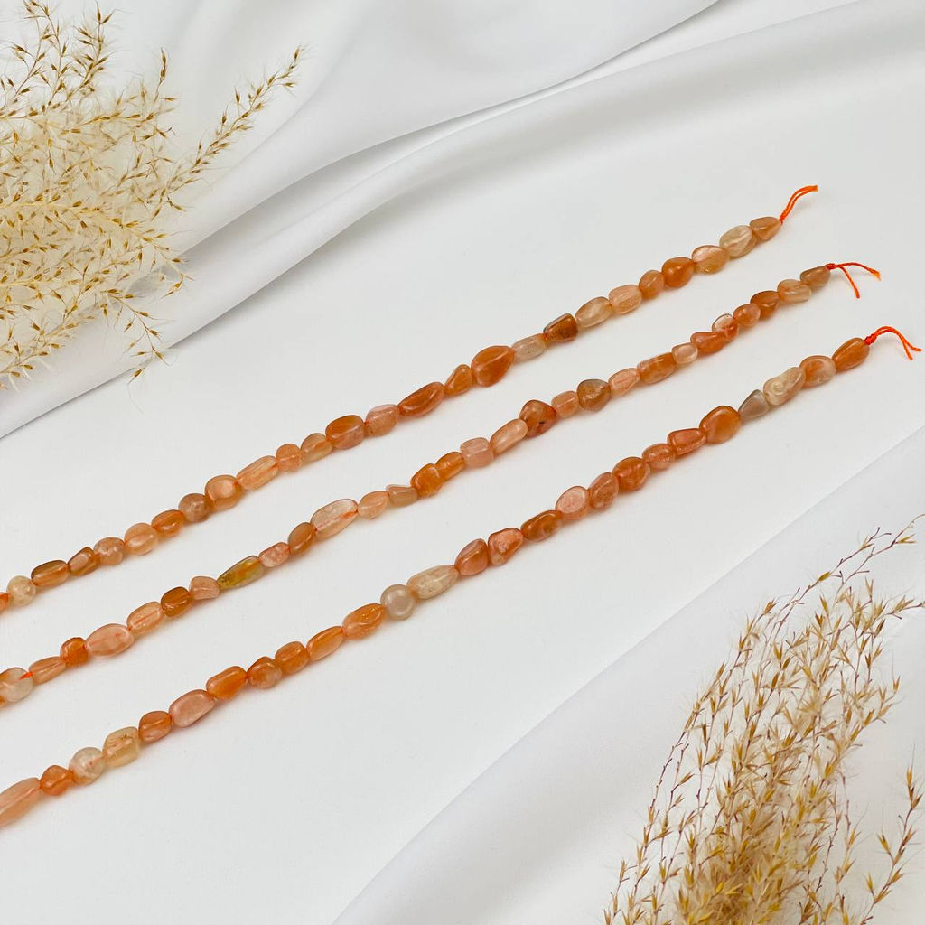 Бусины для украшений из Лунного камня