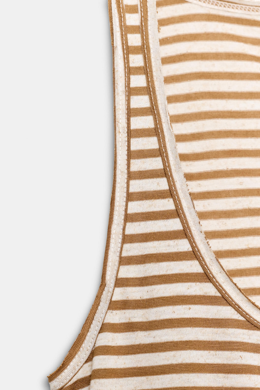 CAMISETA R?STICA RAYAS / CRUDO - Zara фото 10