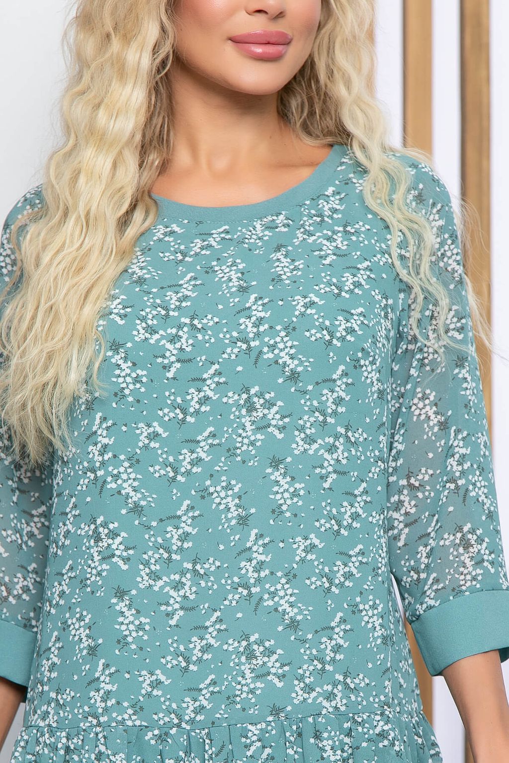 Платье Мила (мята) П5233 - Lt collection фото 3