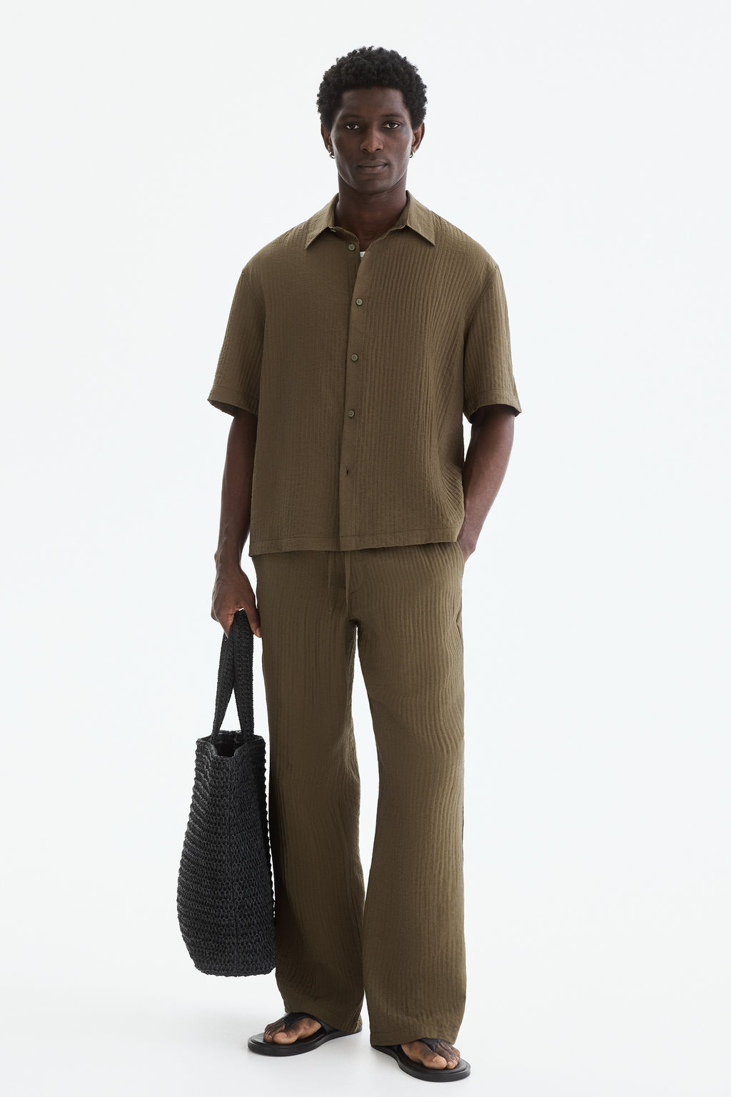 Camisa Relaxed Fit - H&m фото 6