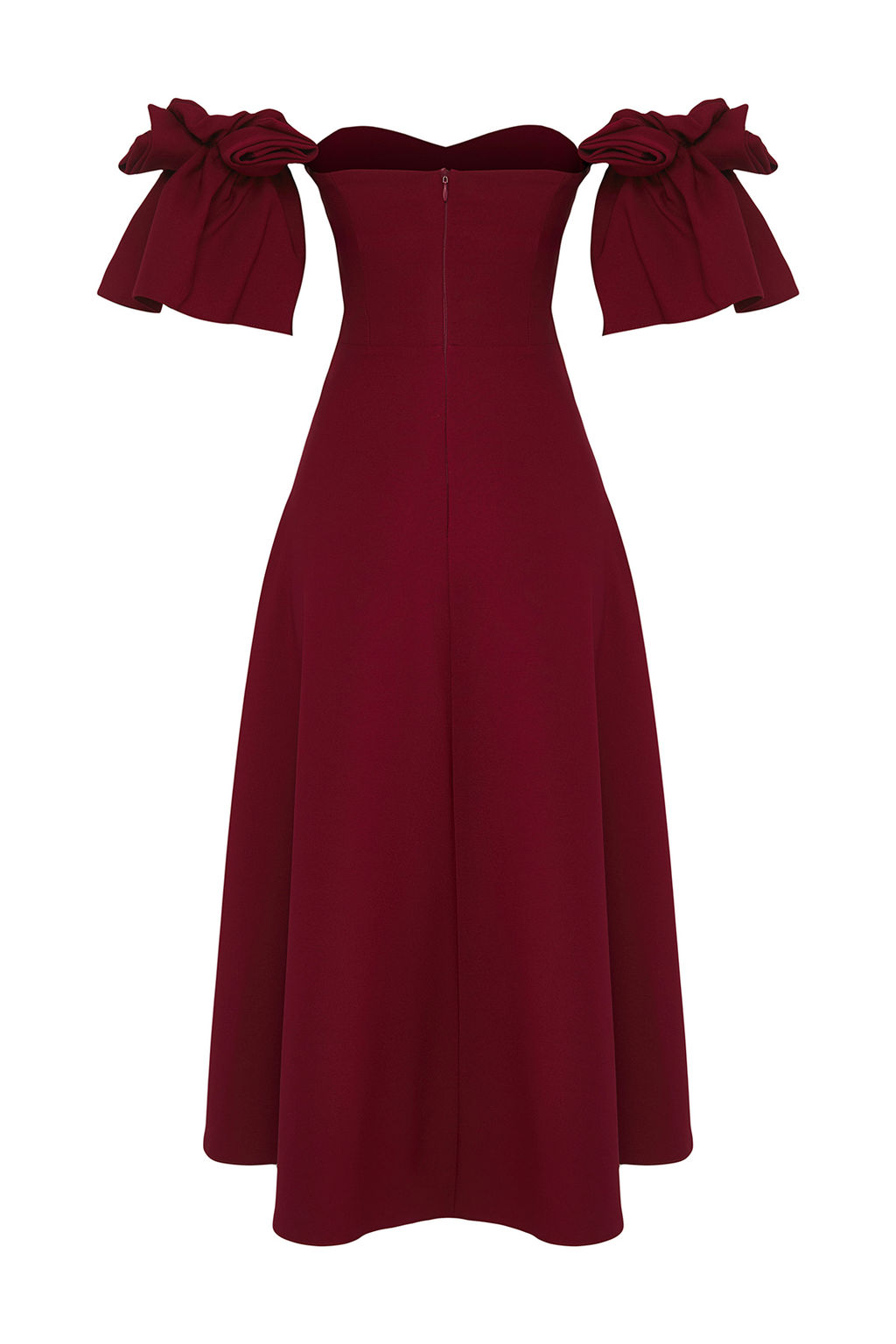 Pudra A-Kesim Gul Detayl? Dokuma S?k Abiye Gece Mezuniyet Elbisesi TPRSS25EL00121 - Trendyolmilla фото 12