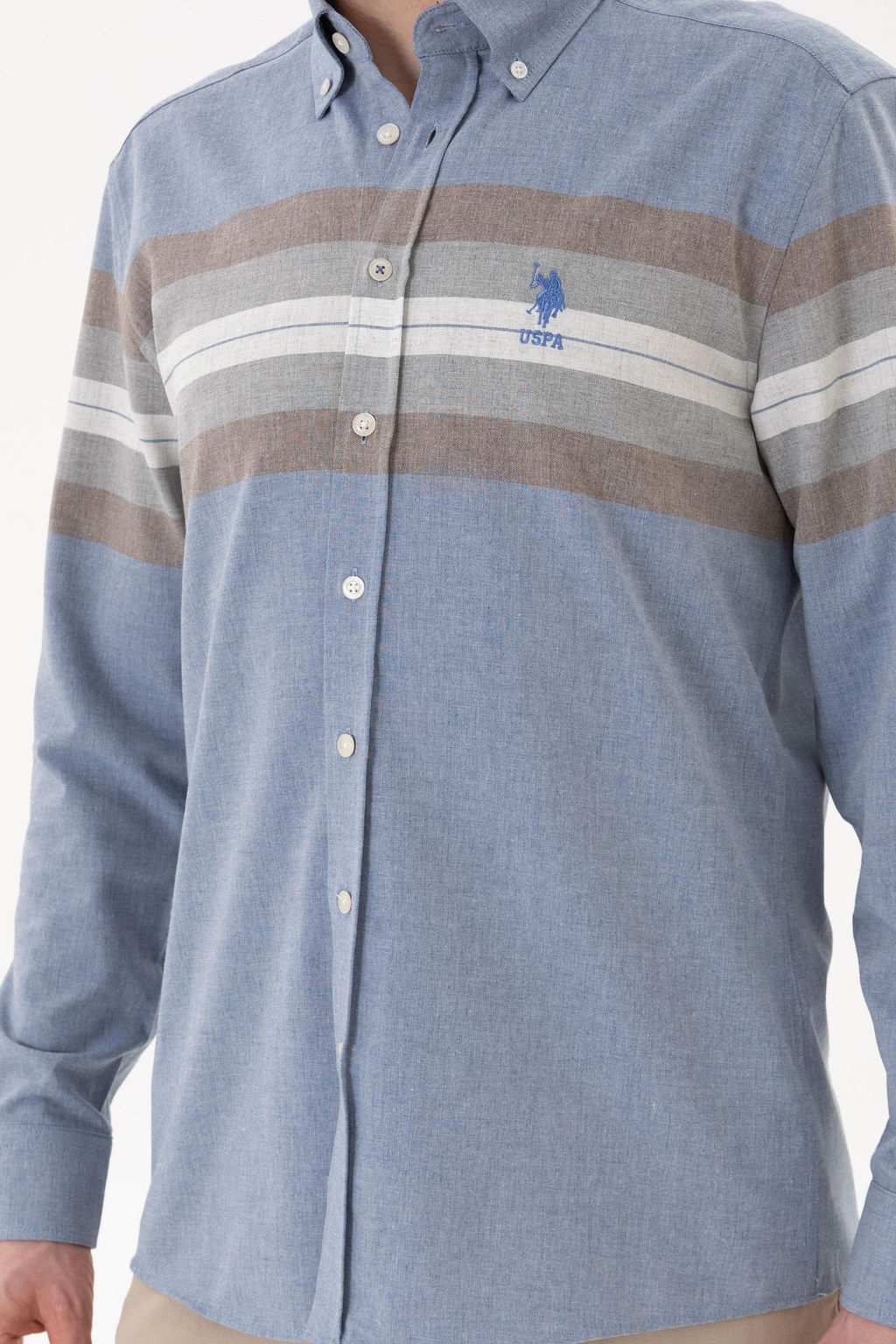 Erkek Gri Uzun Kollu G_mlek