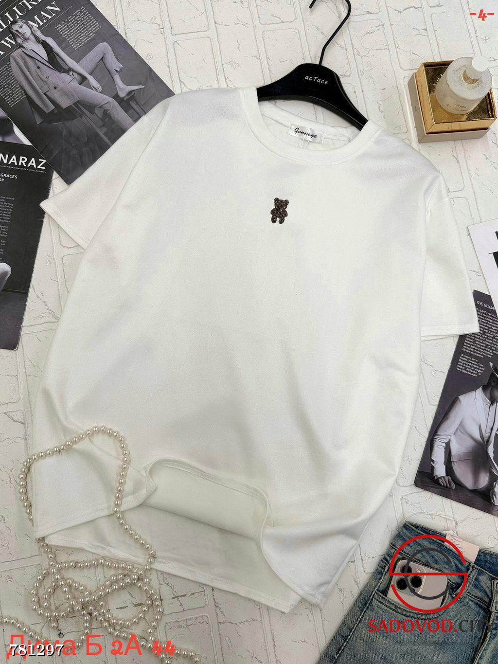 Женская футболка оверсайз - Bruno фото 8