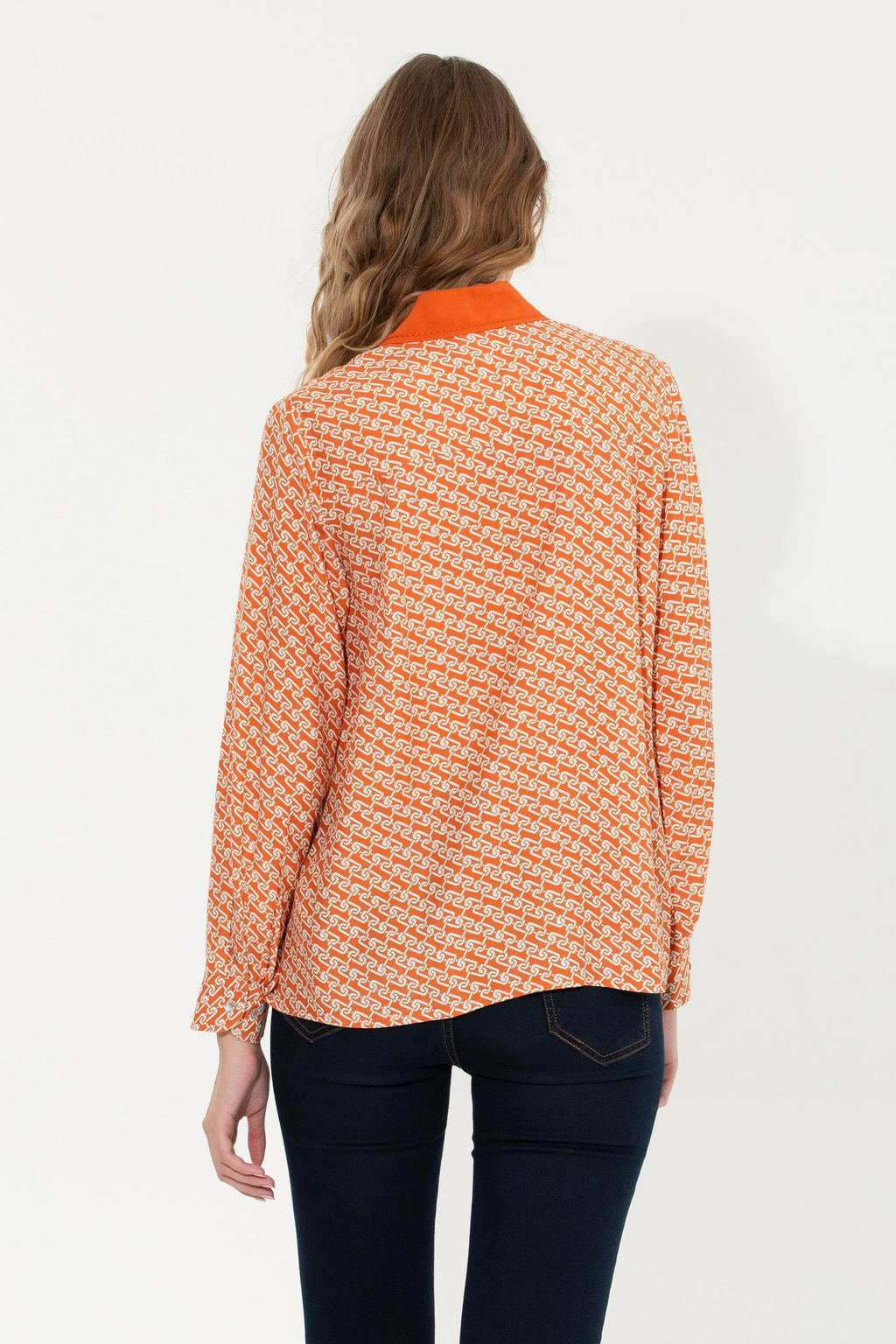 U. S. Polo Assn Женская рубашка с длинным рукавом с плиткой - U.s. polo assn фото 5