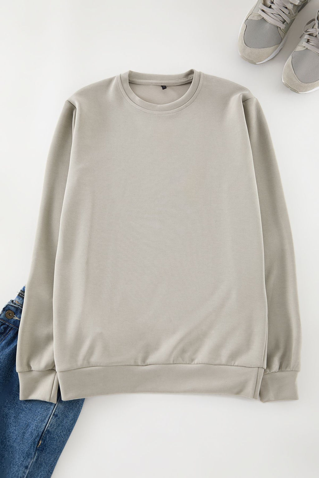 TRENDYOL MAN Tas More Sustainable Regular/Normal Kesim Yumusak Modal Kar?s?m Basic Sweatshirt TMNAW25SW00186 - Trendyolmilla фото 2