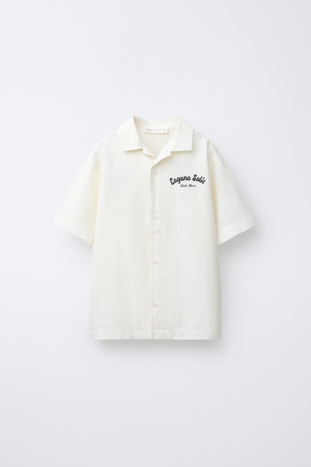 TEXT BOWLING SHIRT