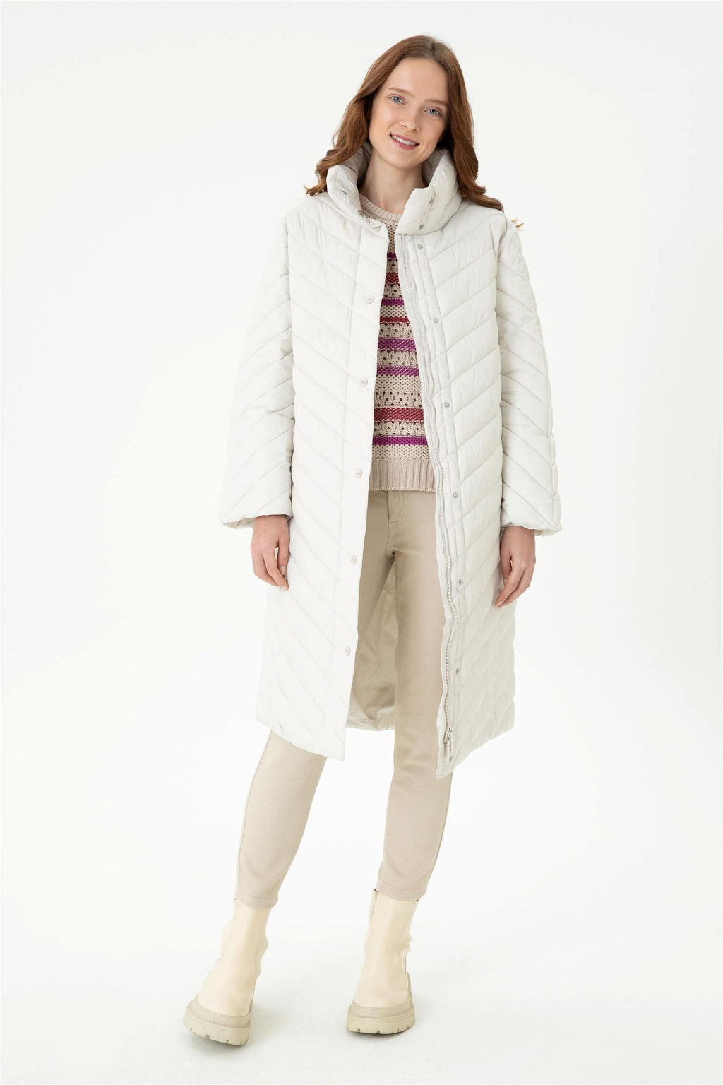 Женское каменное пальто - U.s. polo assn фото 8