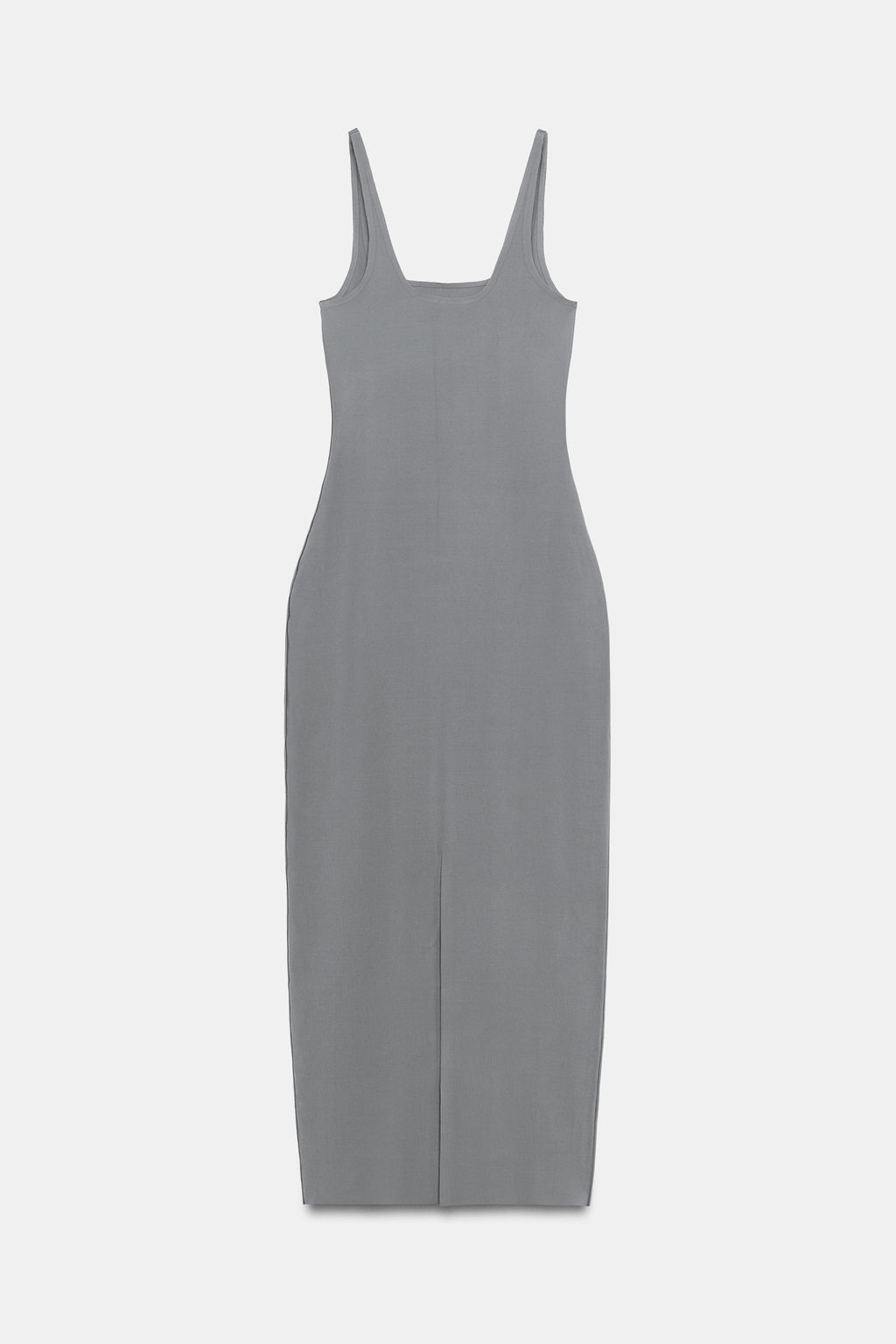 VESTIDO MIDI CONTOURING / Gris - Zara фото 8