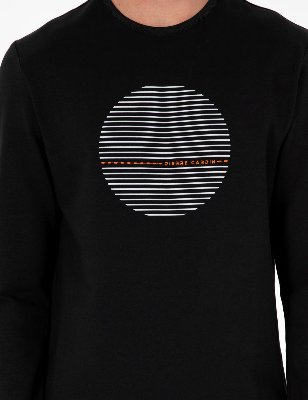 Siyah Regular Fit Sweatshirt - Pierre cardin фото 6