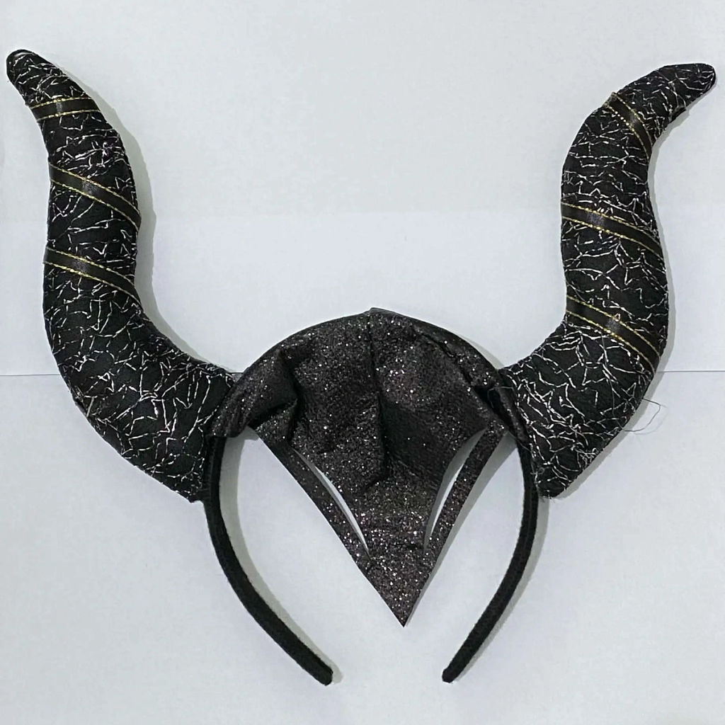 Цена за 2 шт. Ободок карнавальный "Дьяволёнок", черный микс