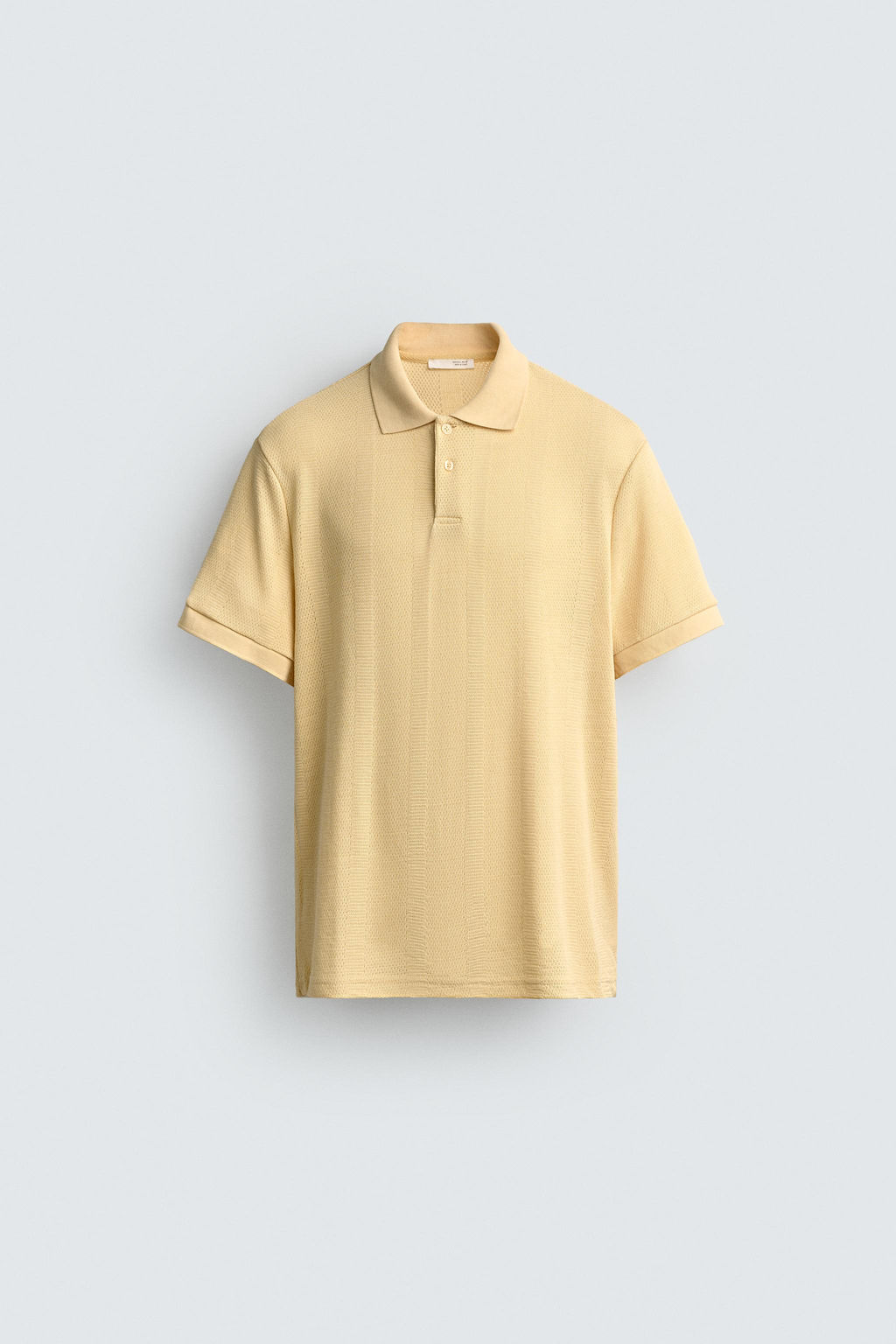 POLO REGULAR FIT JACQUARD RAYAS / Marino - Zara фото 7