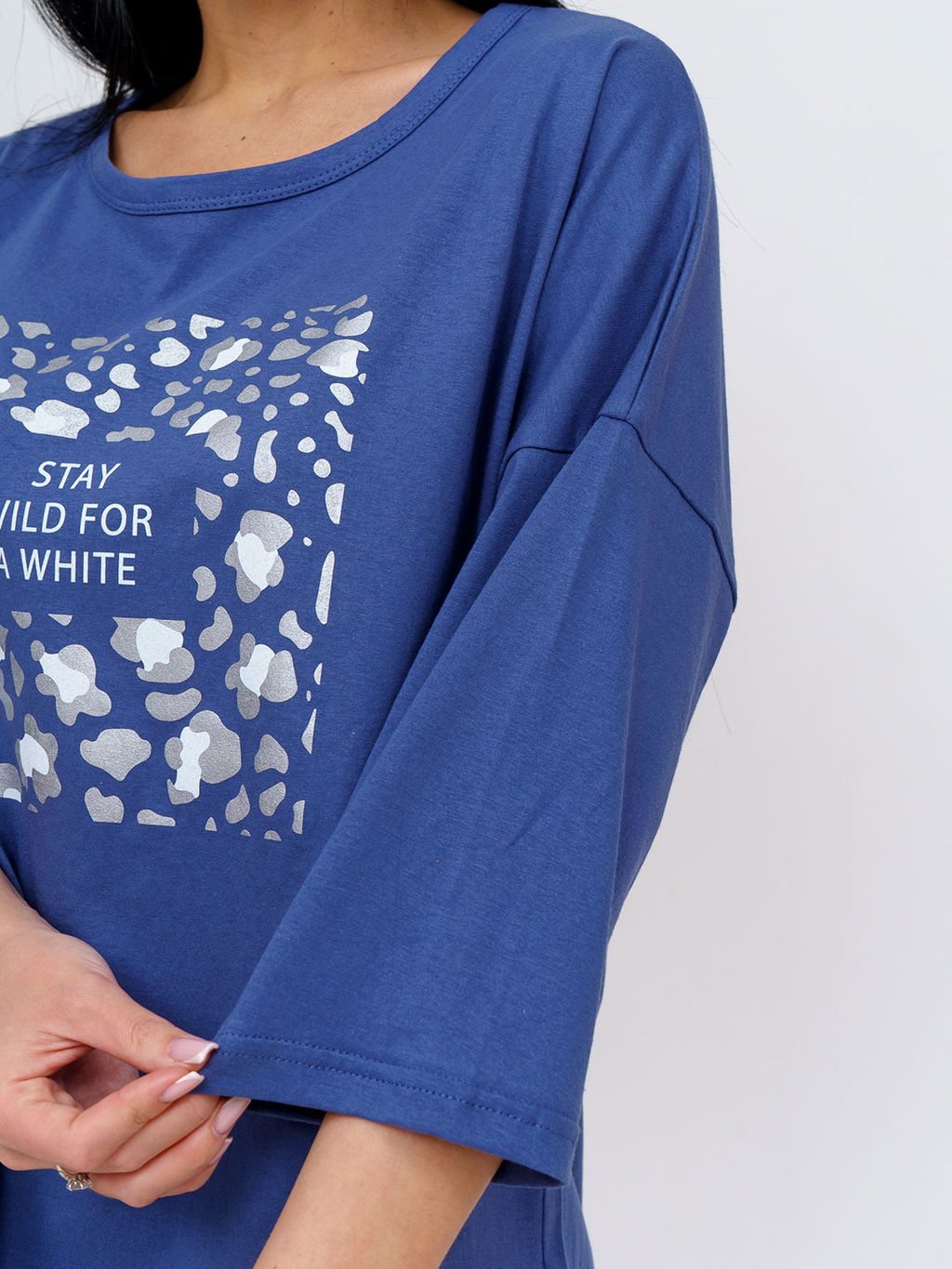 Туника женская, цвет фиолетовый