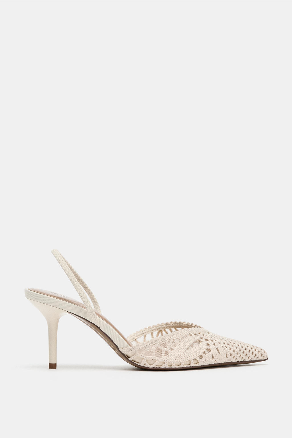 PERFORATED HIGH-HEEL SANDALS - Zara фото 9