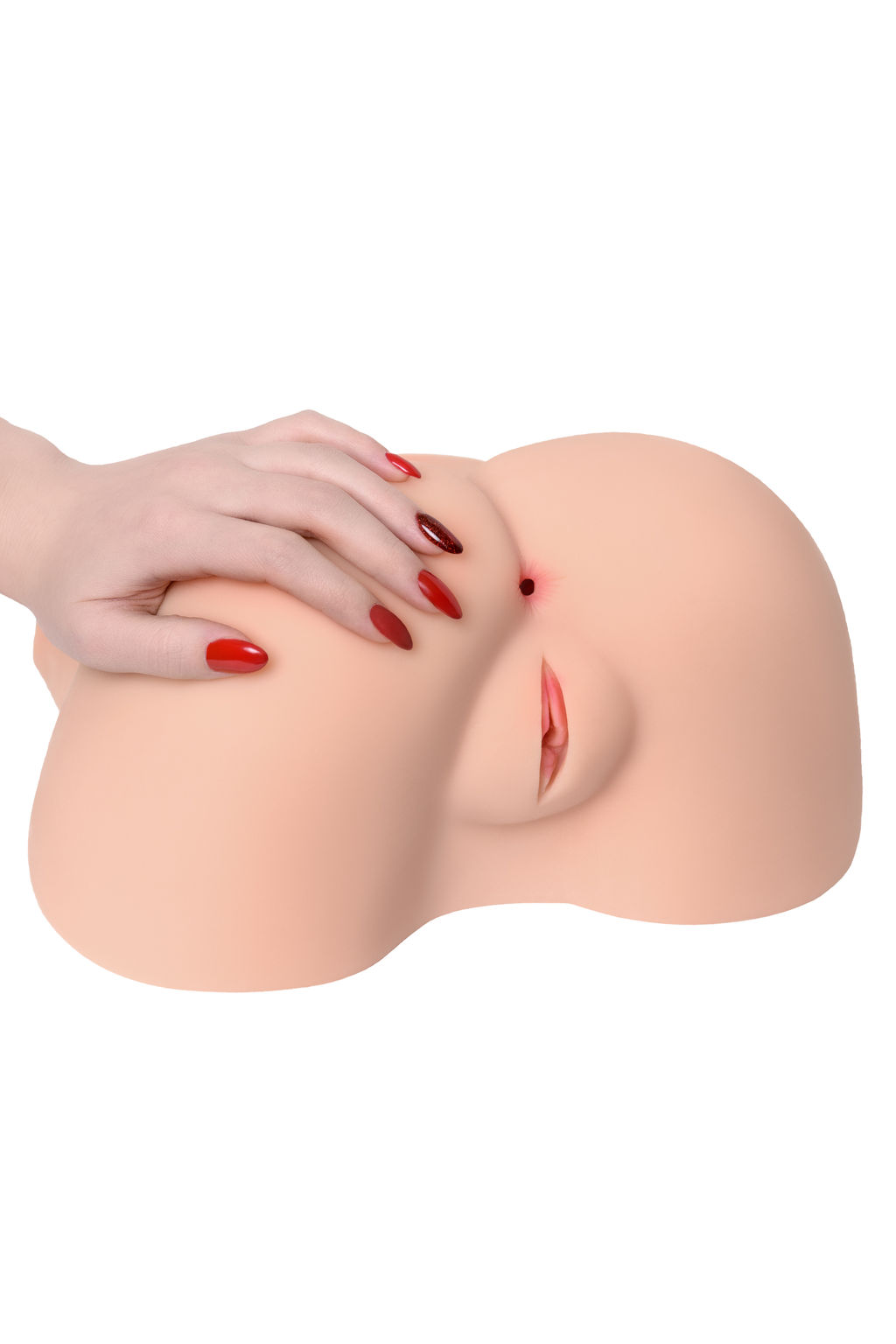 Мастурбатор реалистичный KOKOS Alice с вибрацией и ротацией, TPR, телесный, 30 см  фото 6