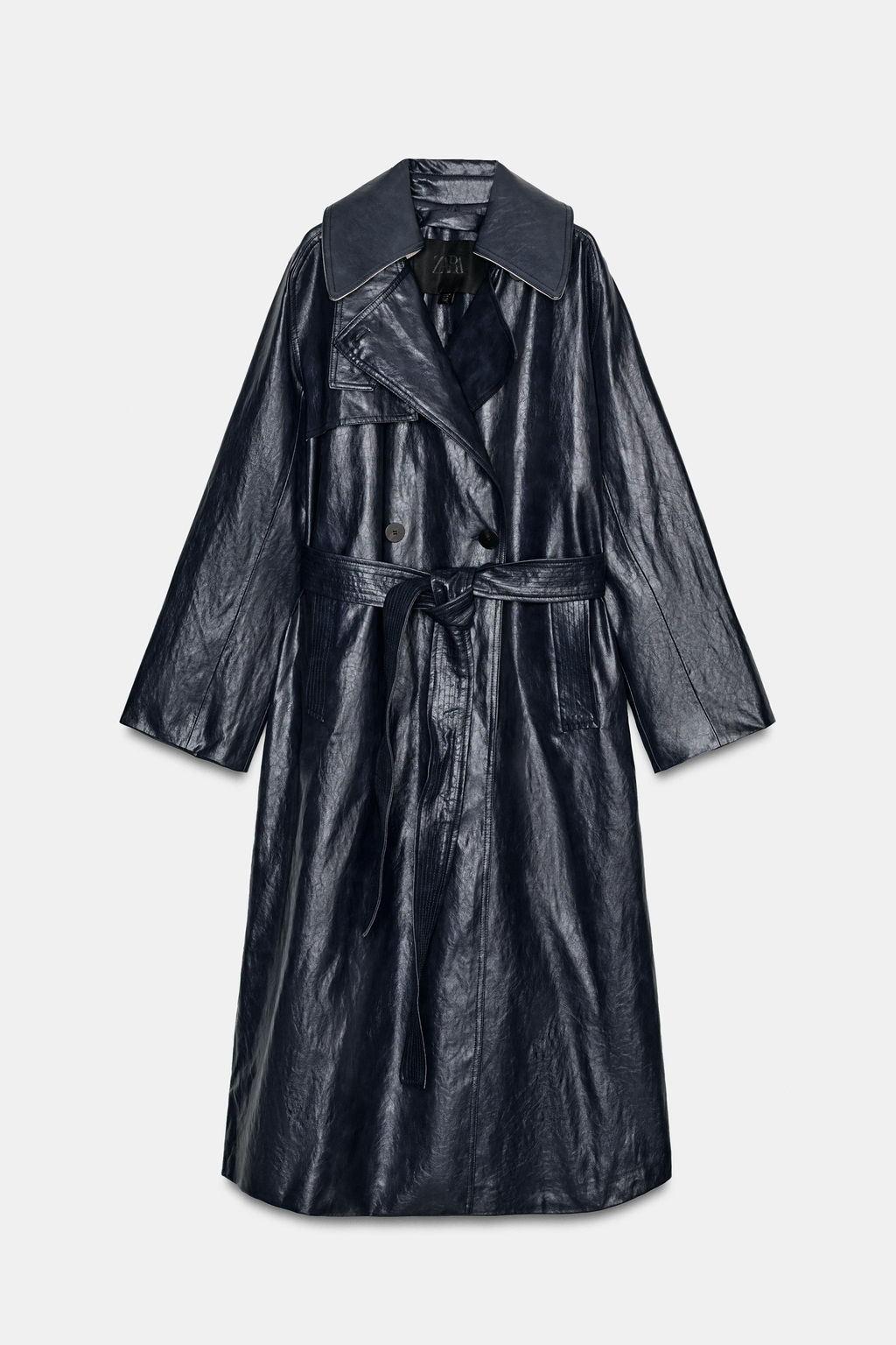 OVERSIZE LEATHER EFFECT TRENCH COAT ZW COLLECTION - Zara фото 9