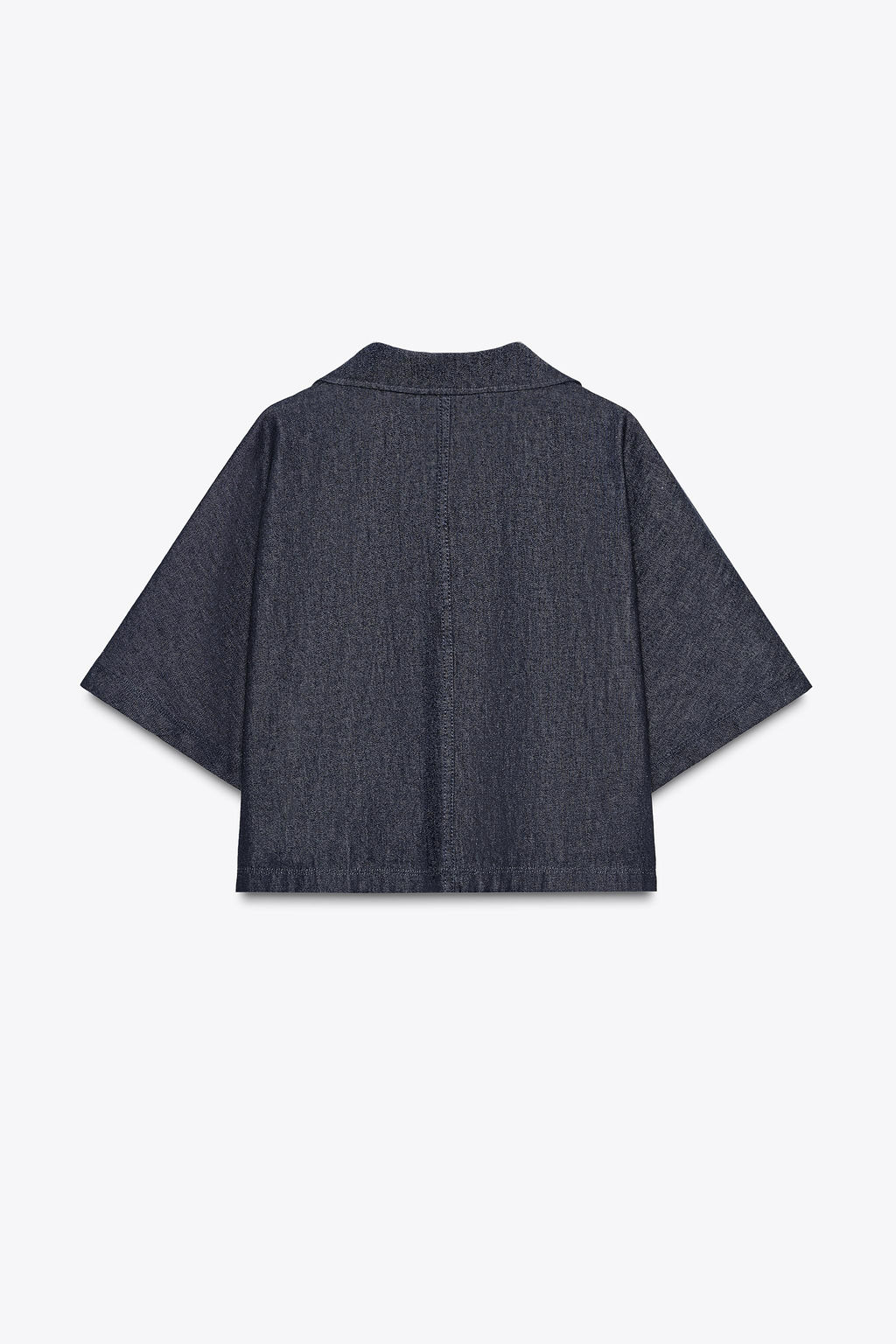 TRF DENIM SHIRT WITH POLO COLLAR - Zara фото 15