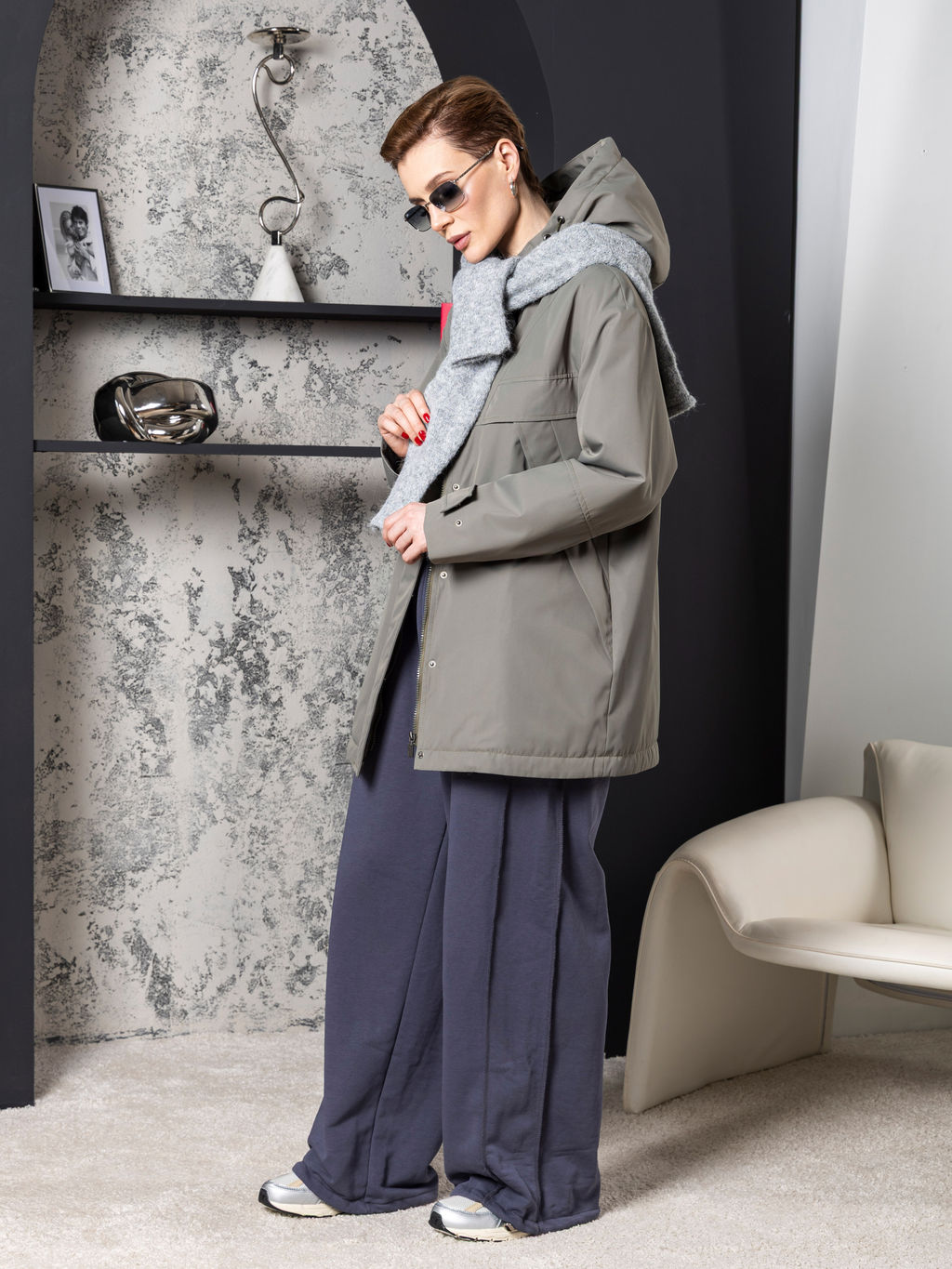 Плащ женский утепленный HOOPS, арт. 33127