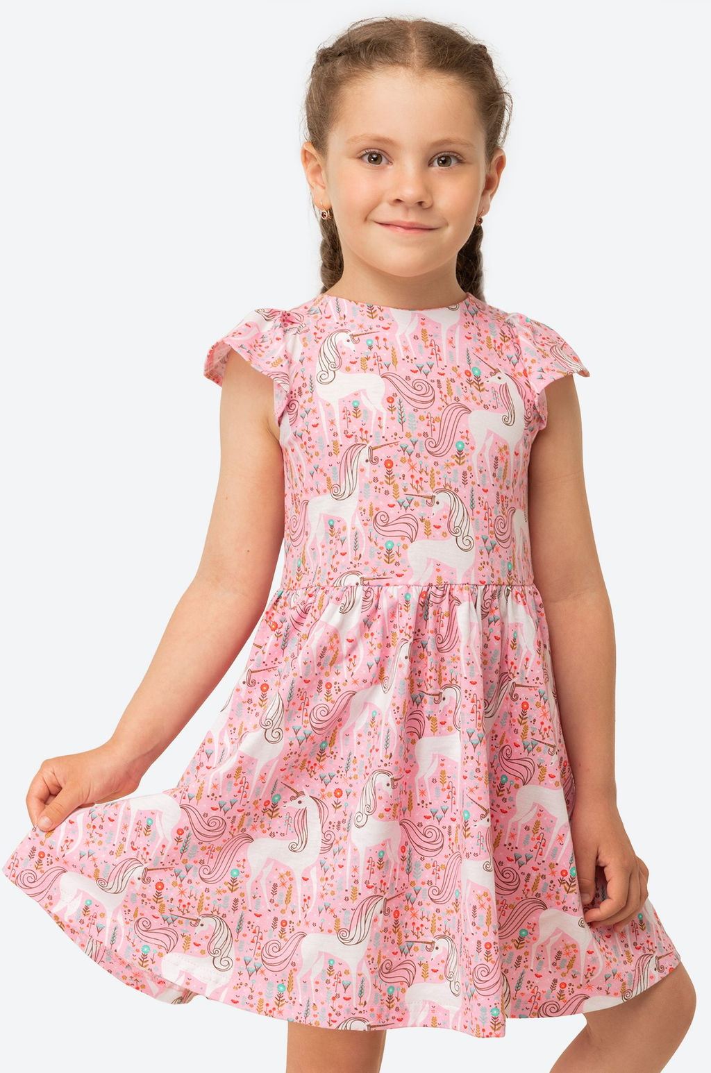 Летнее платье для девочки Happy Fox фото 19