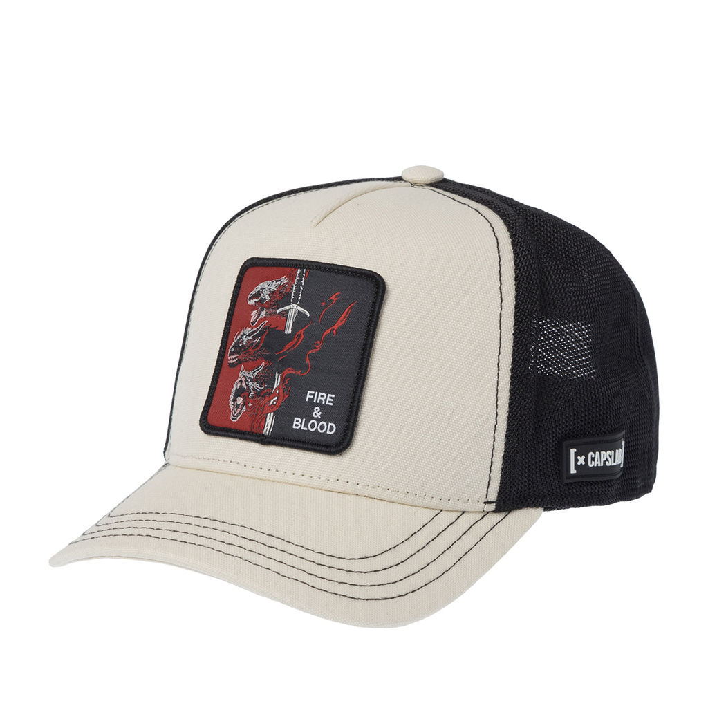 Бейсболка CAPSLAB арт. CL/GOT/1/PCT/TAR Game of Throne Fire and Blood (cream)
