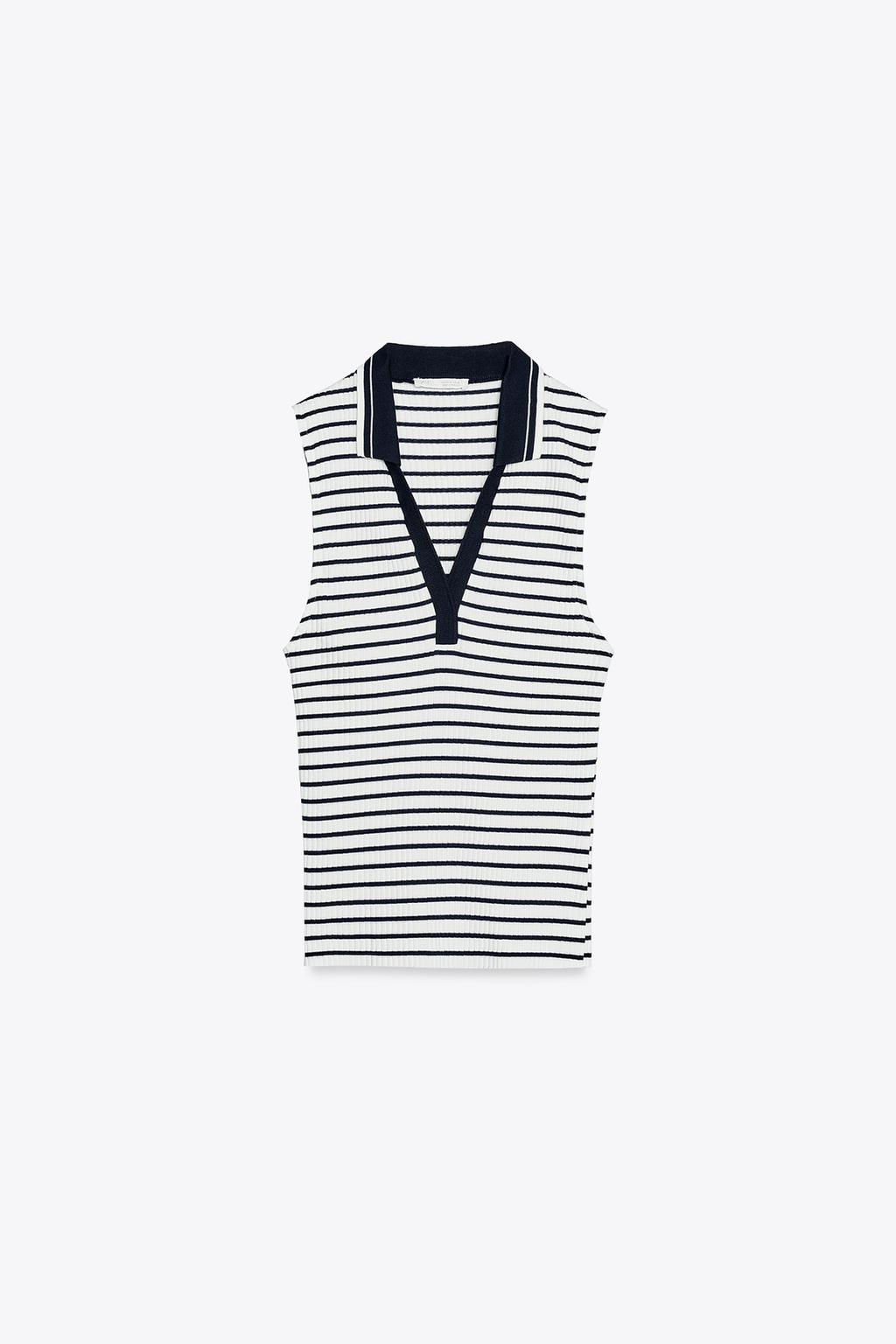 RIBBED POLO SHIRT - Zara фото 14