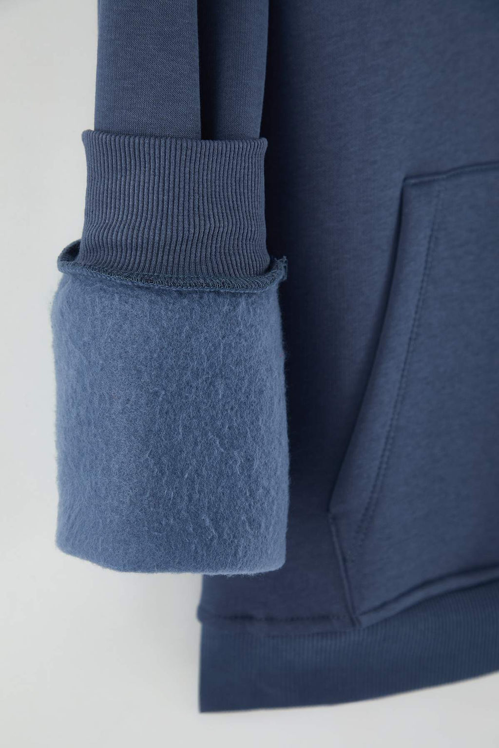 TRENDYOL MAN Haki Oversize/Genis Kesim Nak?sl? Ici Polarl? Kapusonlu Sweatshirt TMNAW25SW00016 - Trendyolmilla фото 36