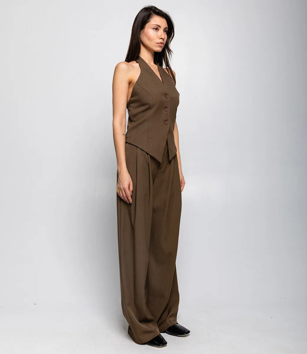 Костюм #КТ6075, тёмный хаки