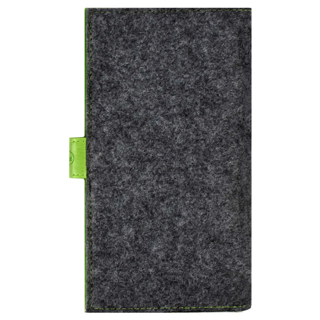 Органайзер-обложка д/путешествий арт.45282/30 ФЕТР ГРАФИТ.+ФЕТР САЛАТОВ.+САРИФ САЛАТОВ. (200х110мм, 2 осн. отделения, 4 ПВХ-кармана, застежка на кнопке, аппликация инд. ПЭТ-упак.)