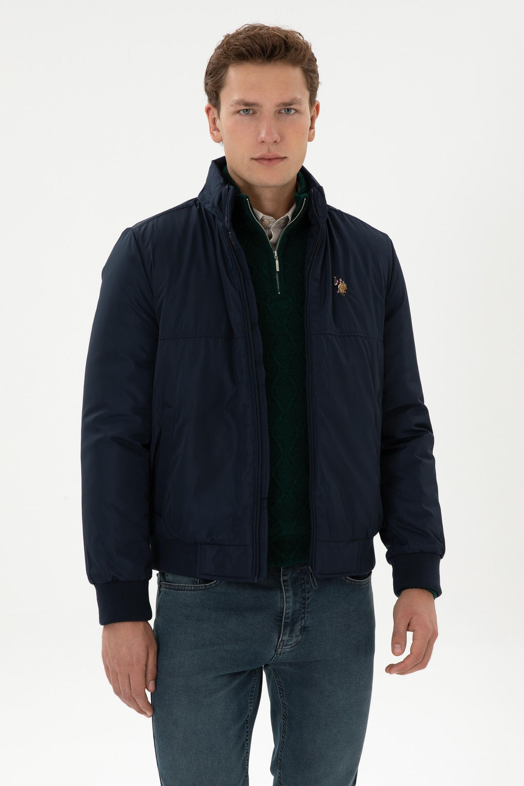 Erkek Lacivert Mont - U.s. polo assn фото 3