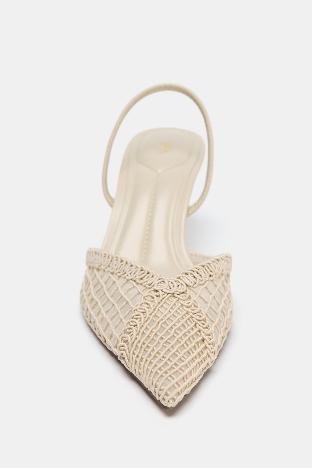 BRAIDED SLINGBACK HEELS