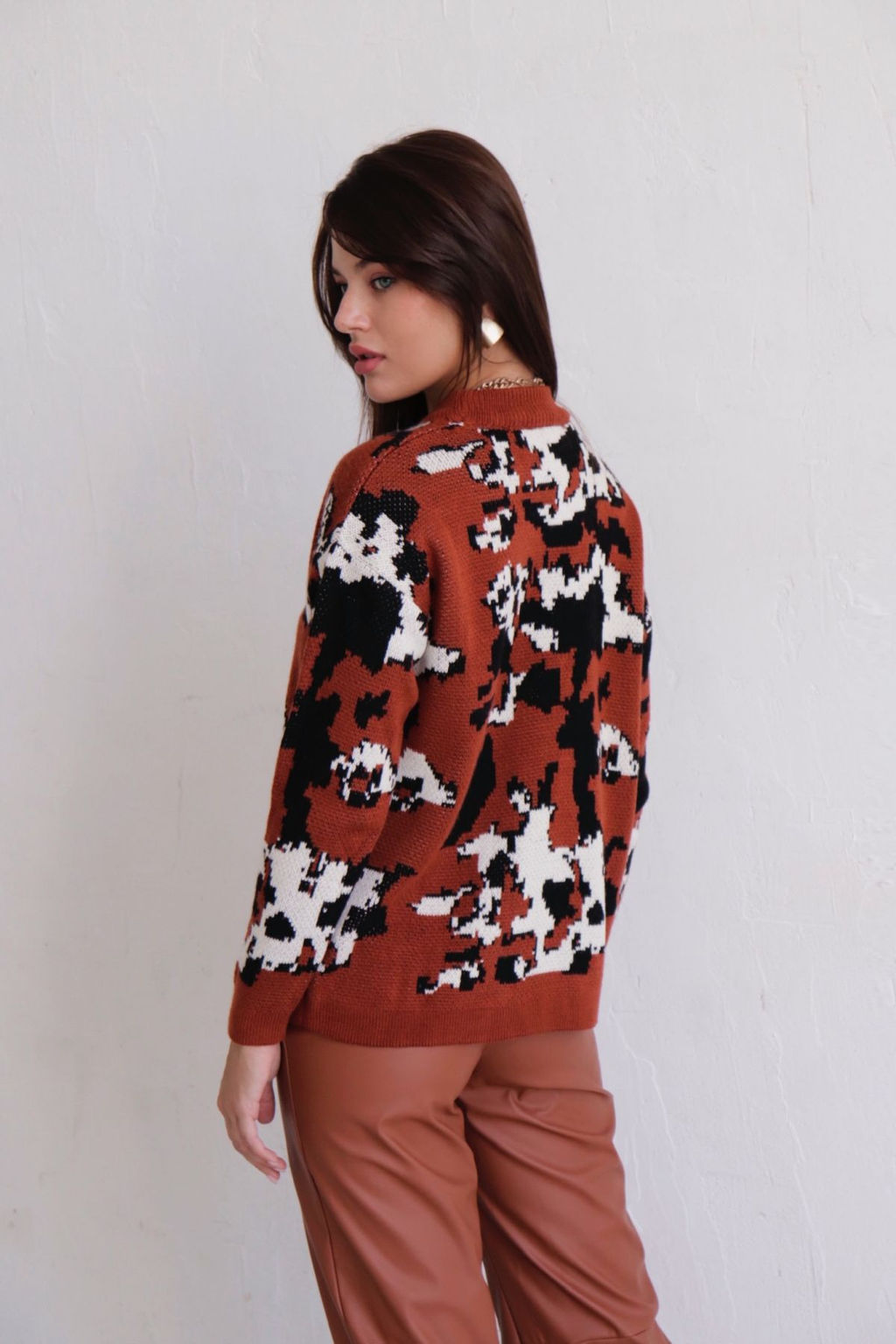 10039 Свитер коричневый - Martichelli фото 3