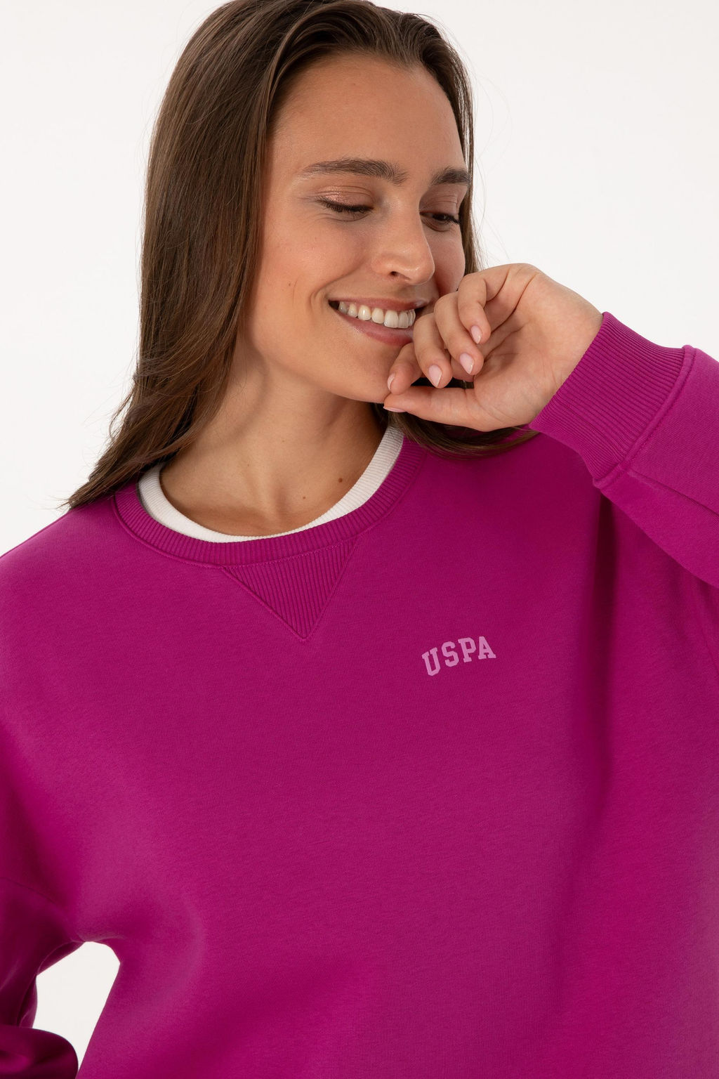 Kad_n Fu_ya Basic Sweatshirt Sepette S_rpriz _ndirim - U.s. polo assn фото 2