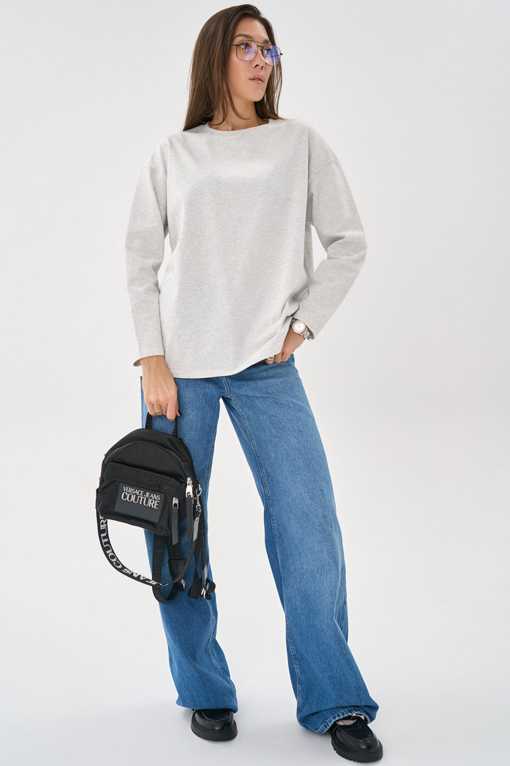 Лонгслив Эшли (серый) - Эльза фото 6