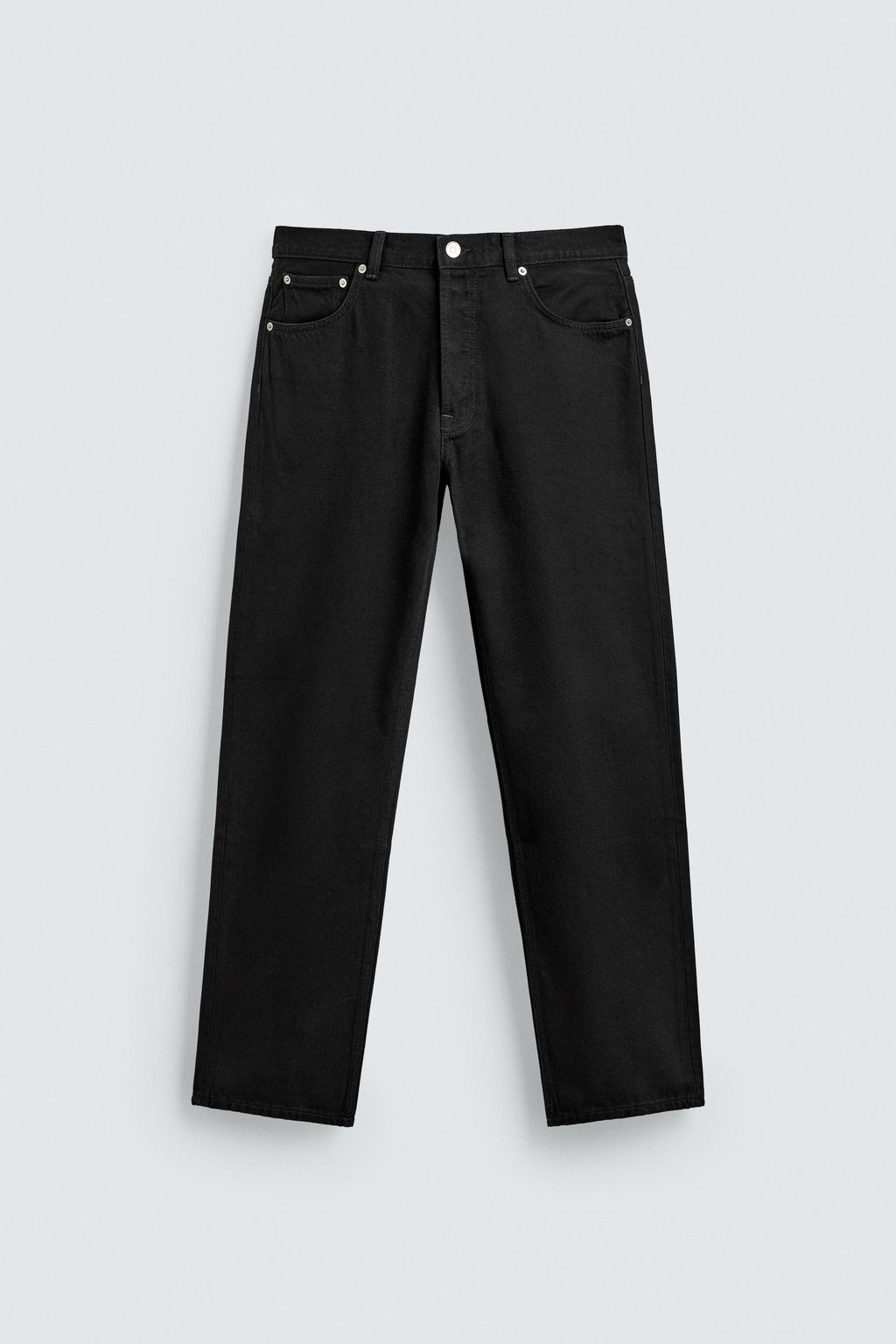 JEANS STRAIGHT FIT / Negro - Zara фото 7