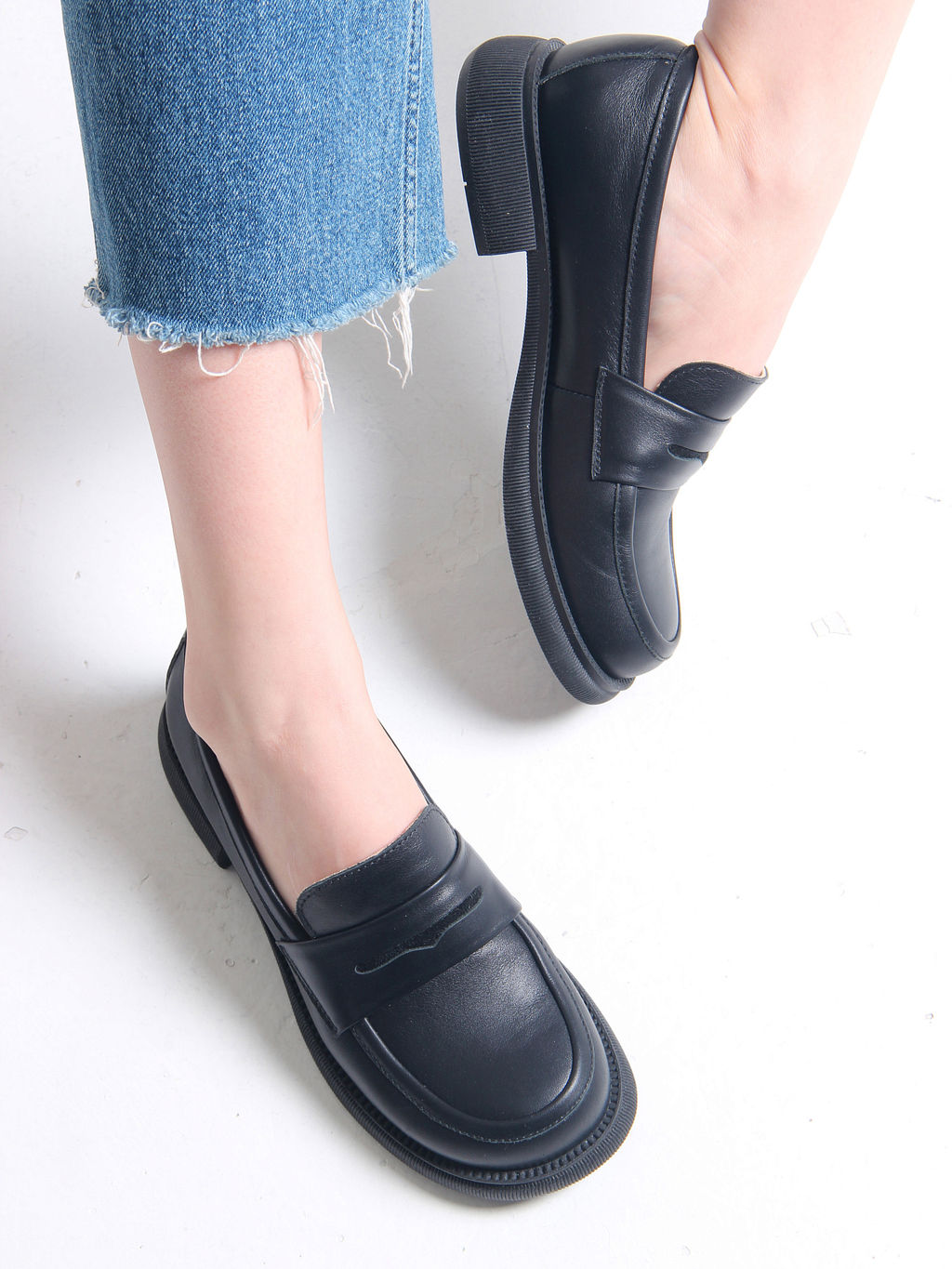 Лоферы туфли 175.патрицияbl. черный