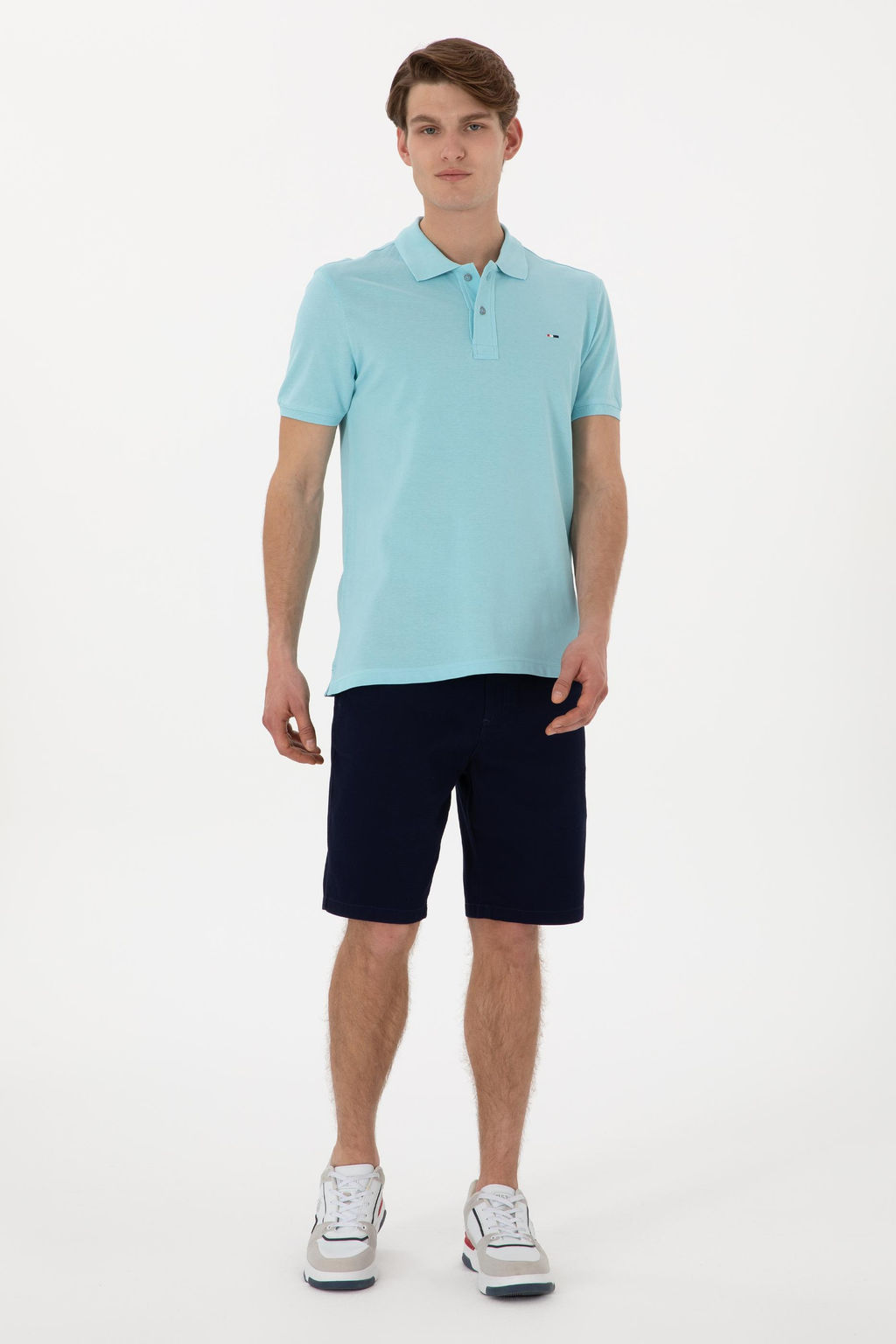 Erkek Slim Fit Polo Yaka Aqua Basic Ti__rt Sepette S_rpriz _ndirim - U.s. polo assn фото 4