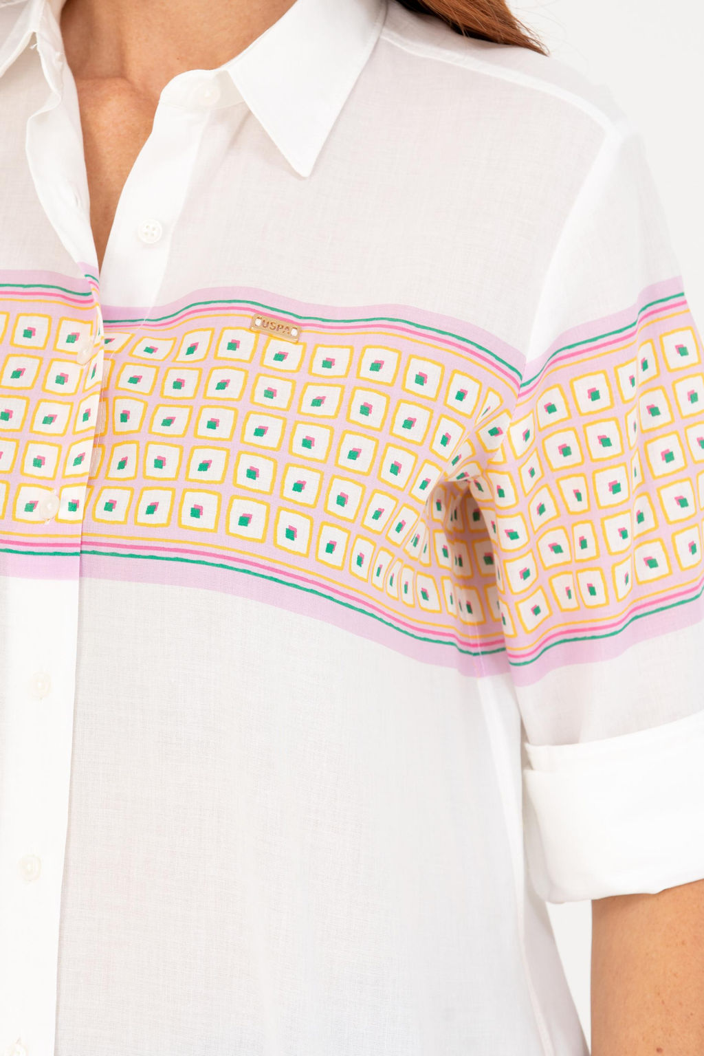 Женская рубашка Magnolia с длинным рукавом - U.s. polo assn фото 7